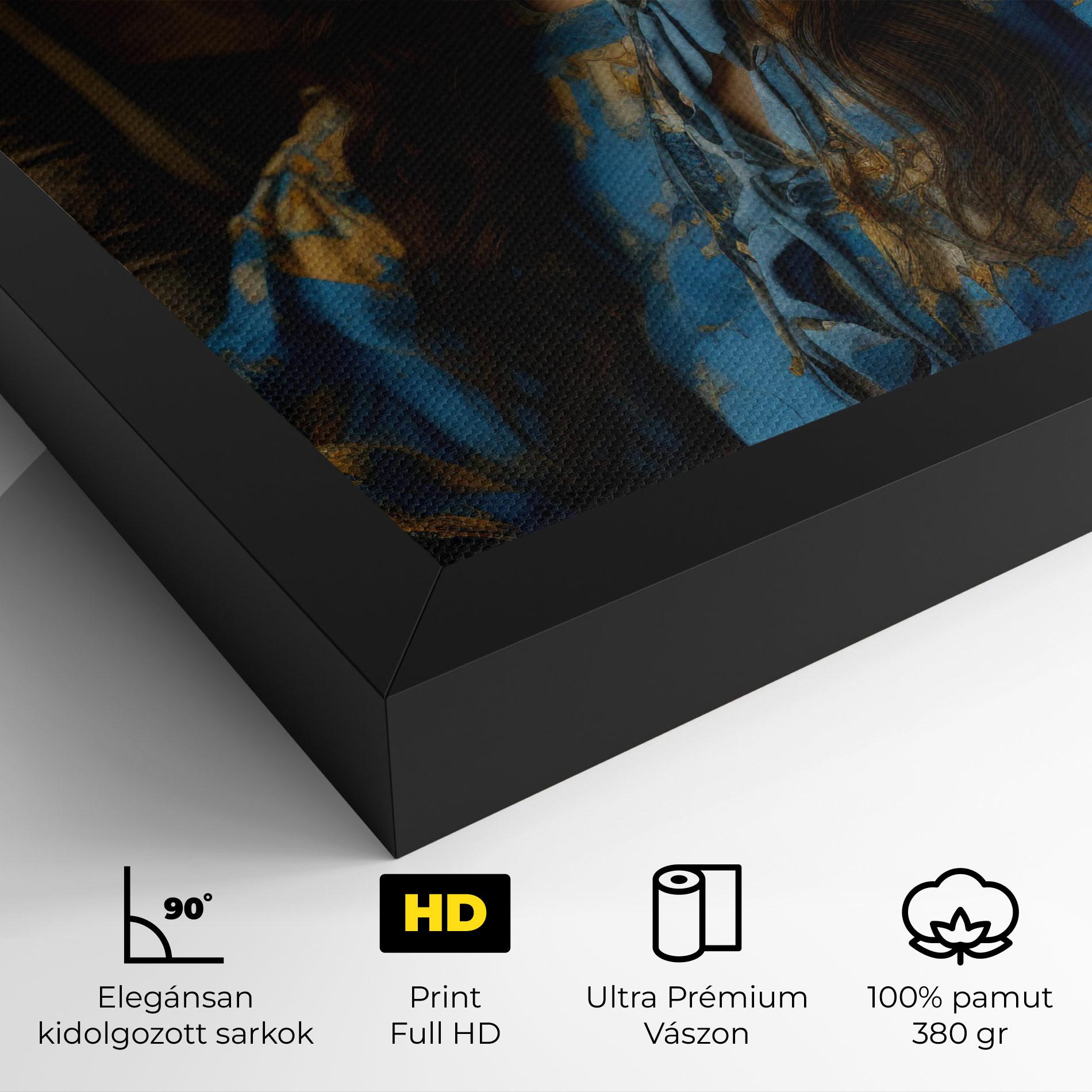 Vászonkép Yellow Rose Dress mockup 4