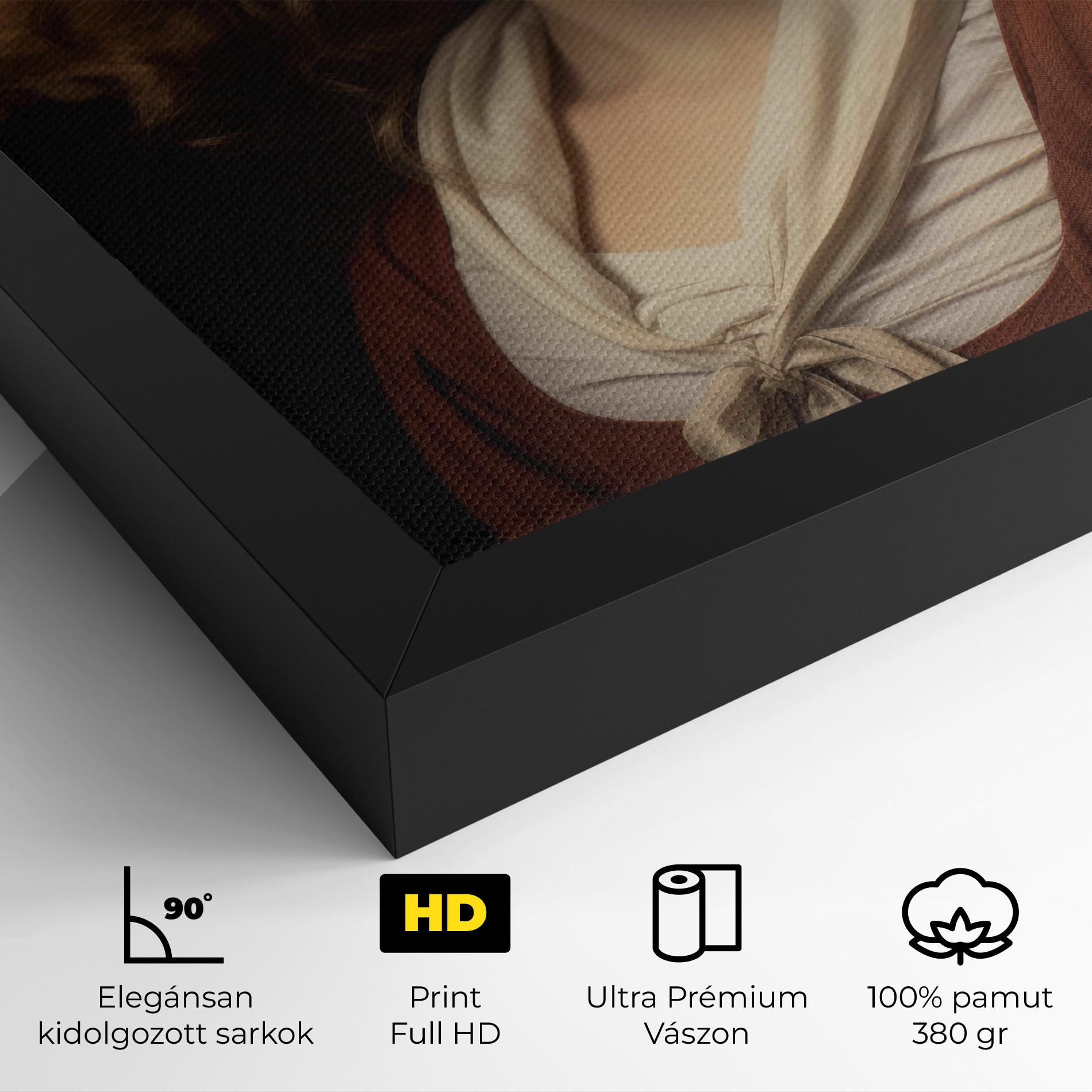 Vászonkép Young Vintage Woman mockup 4