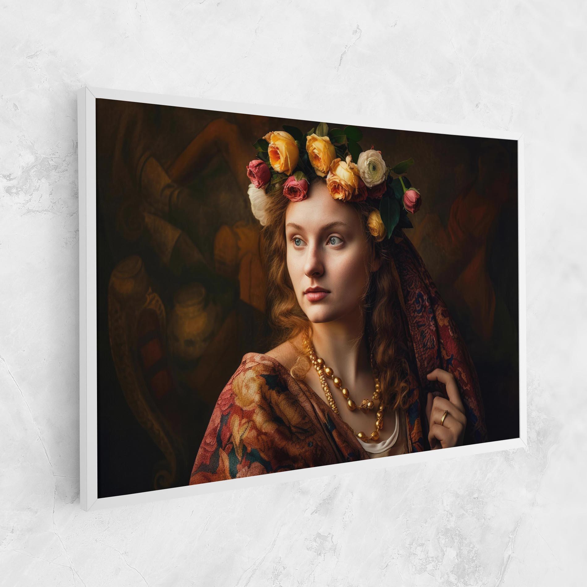 Vászonkép Renaissance Woman mockup 1