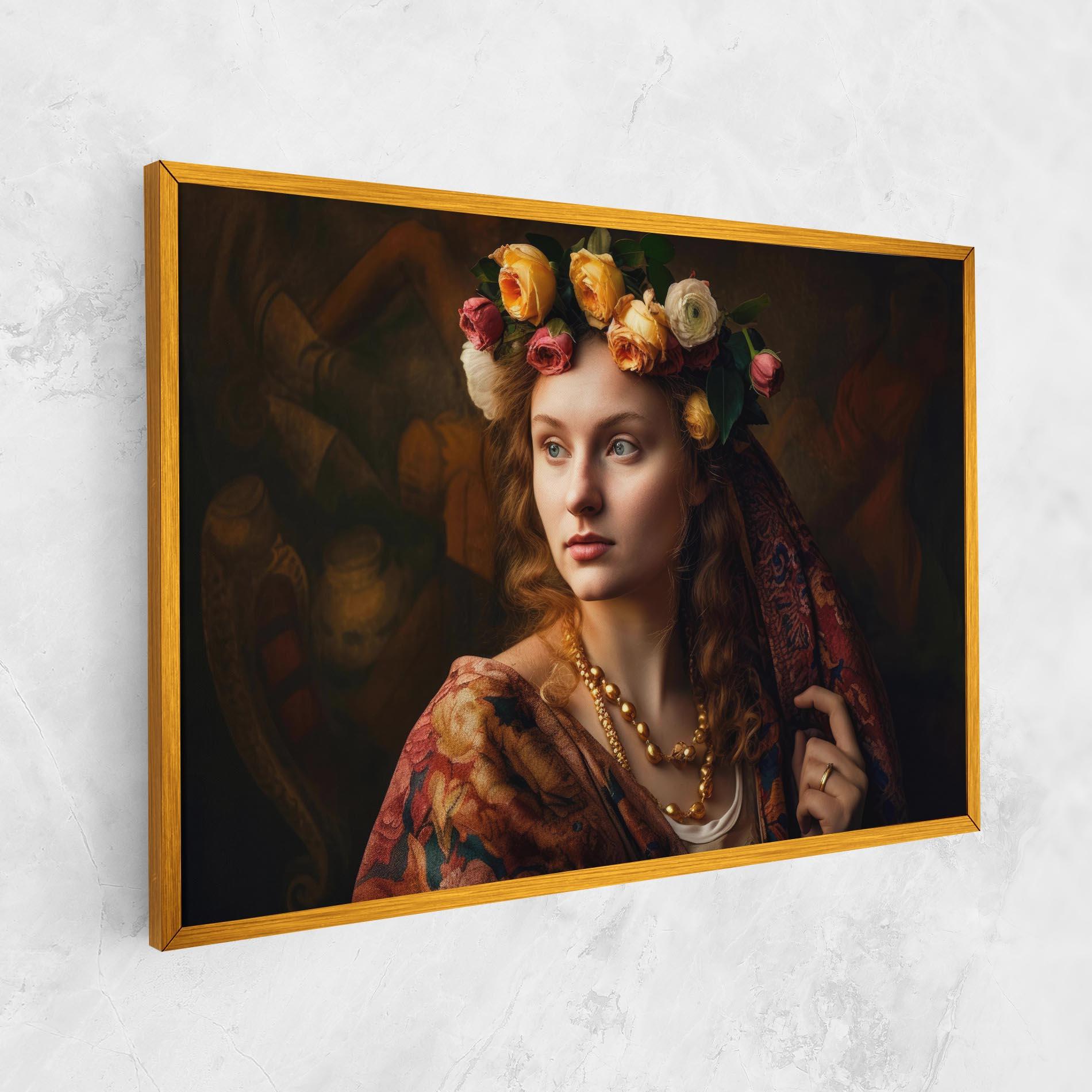 Vászonkép Renaissance Woman mockup 1