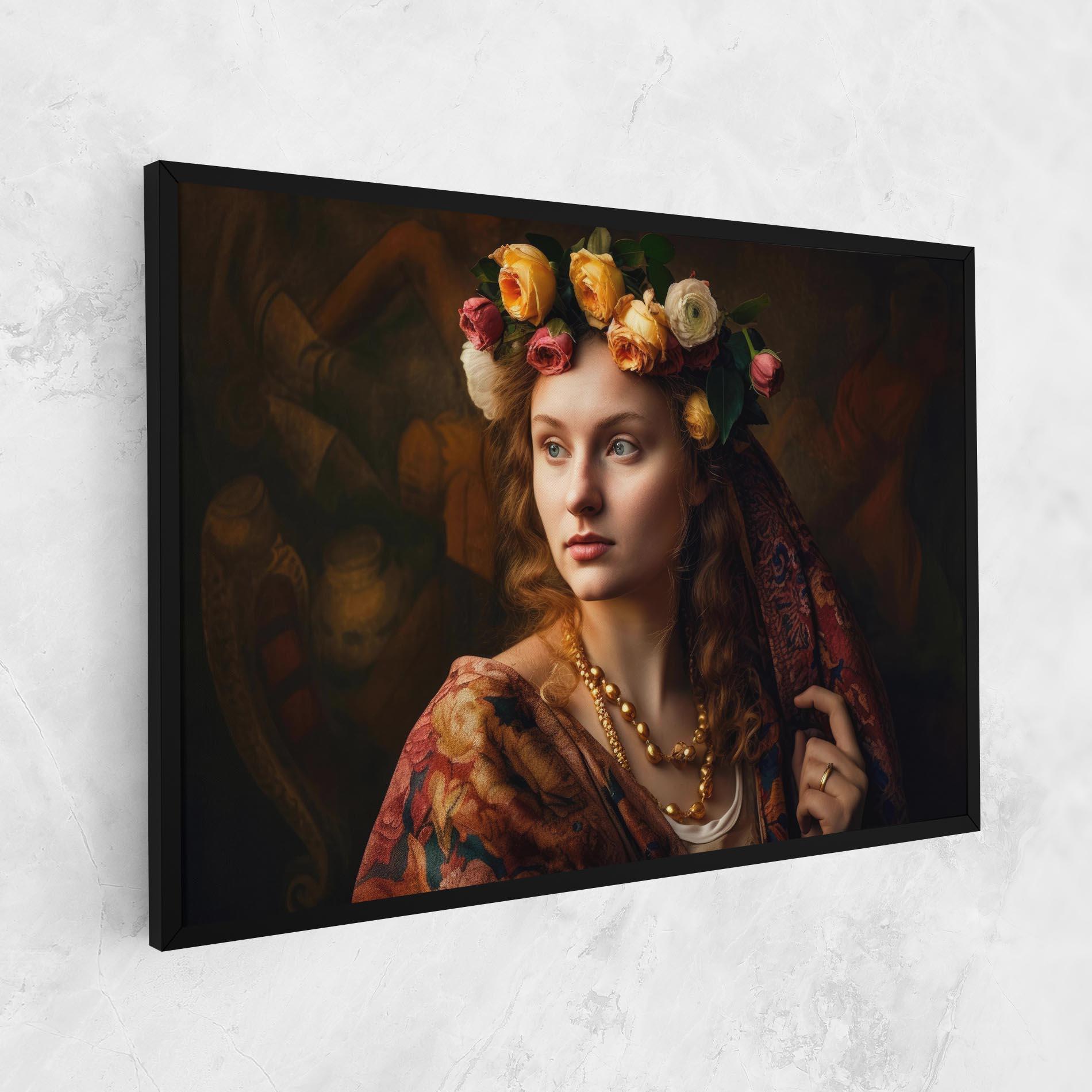 Vászonkép Renaissance Woman mockup 1