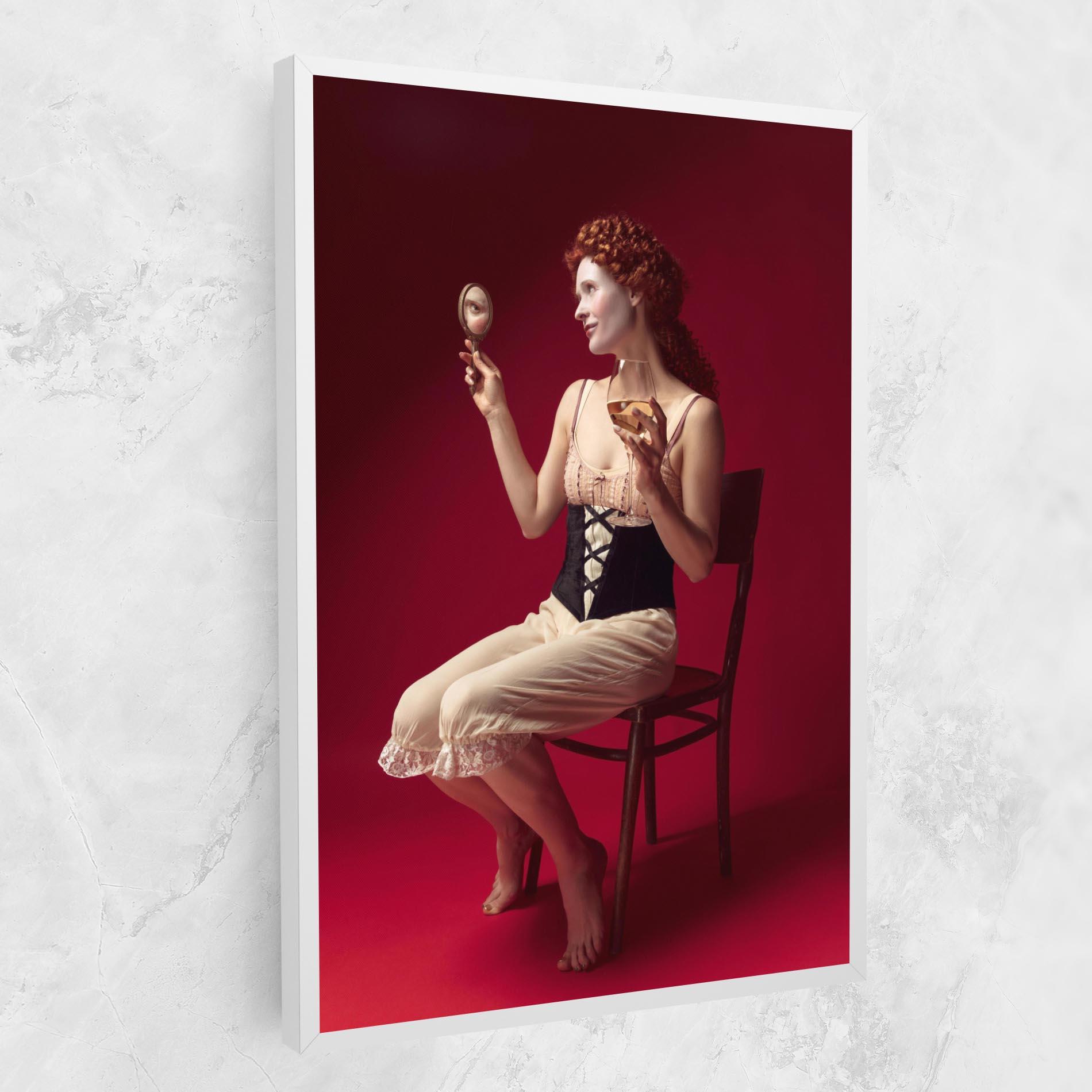 Vászonkép Medieval Redhead Woman mockup 1