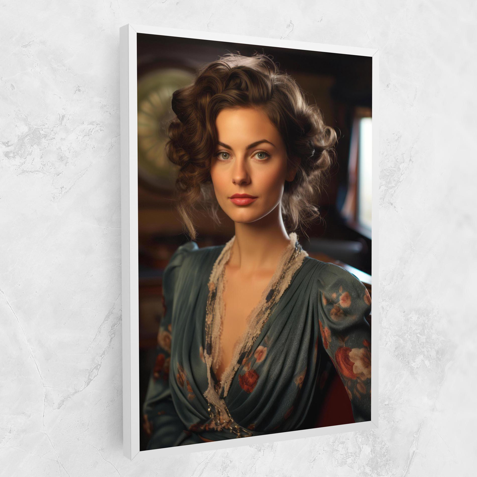 Vászonkép Pink Flowers Dress mockup 1