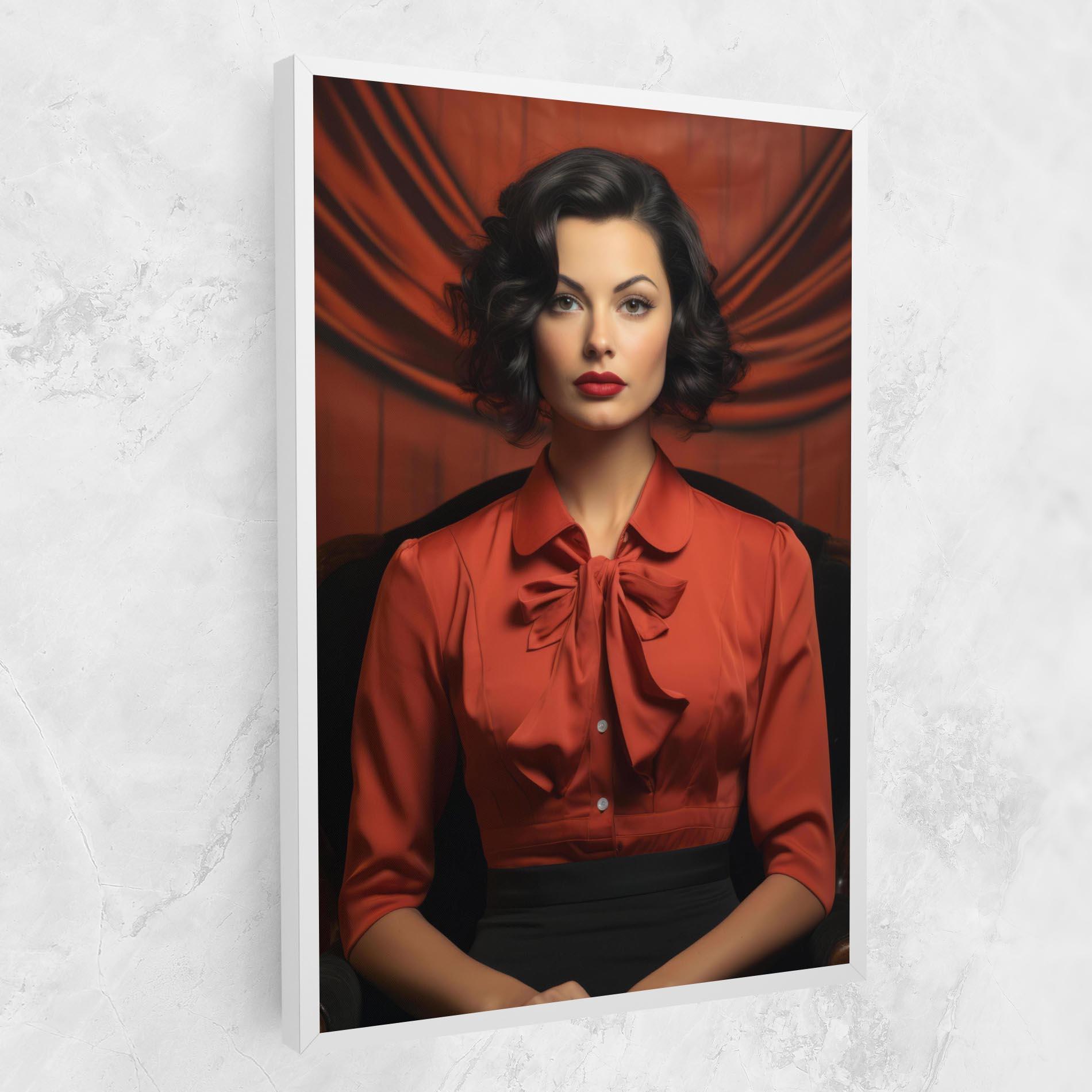 Vászonkép Pretty Red Blouse mockup 1