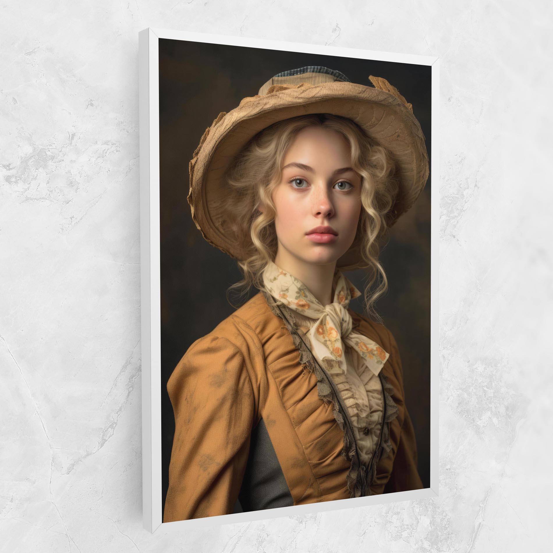 Vászonkép Pretty Vintage Blonde mockup 1