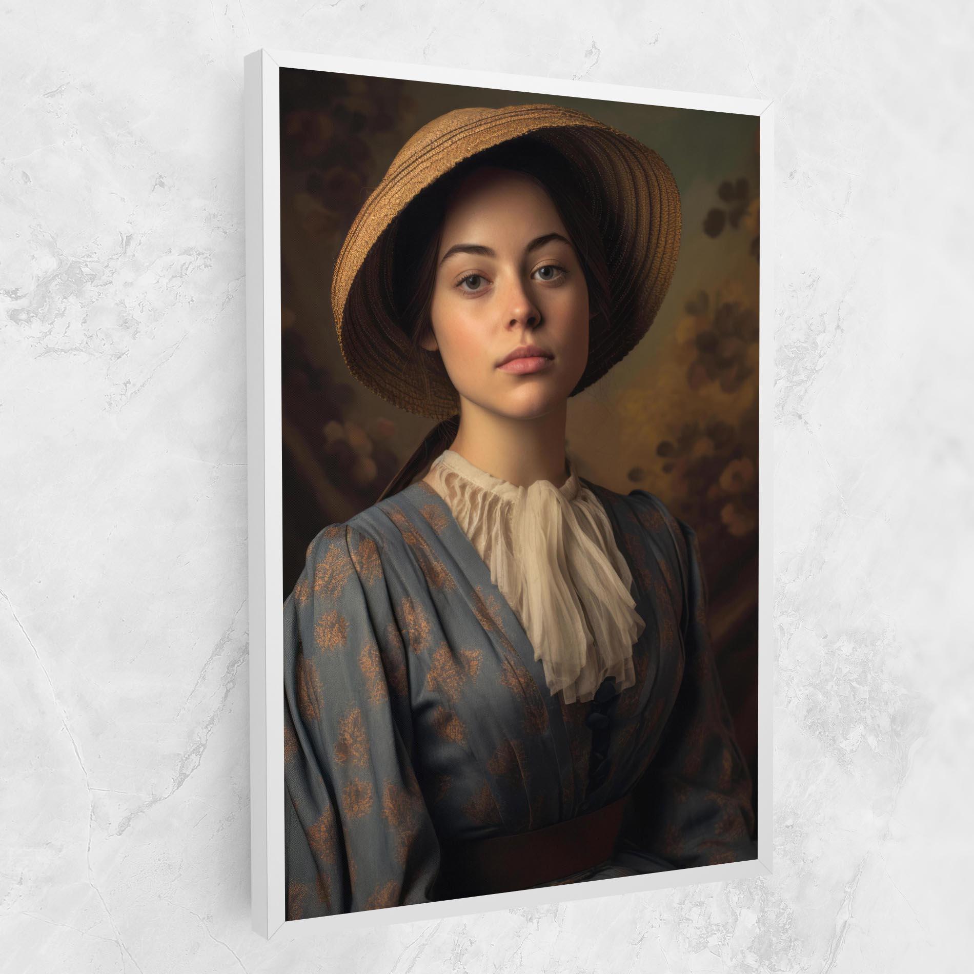 Vászonkép Vintage Blue Dress mockup 1