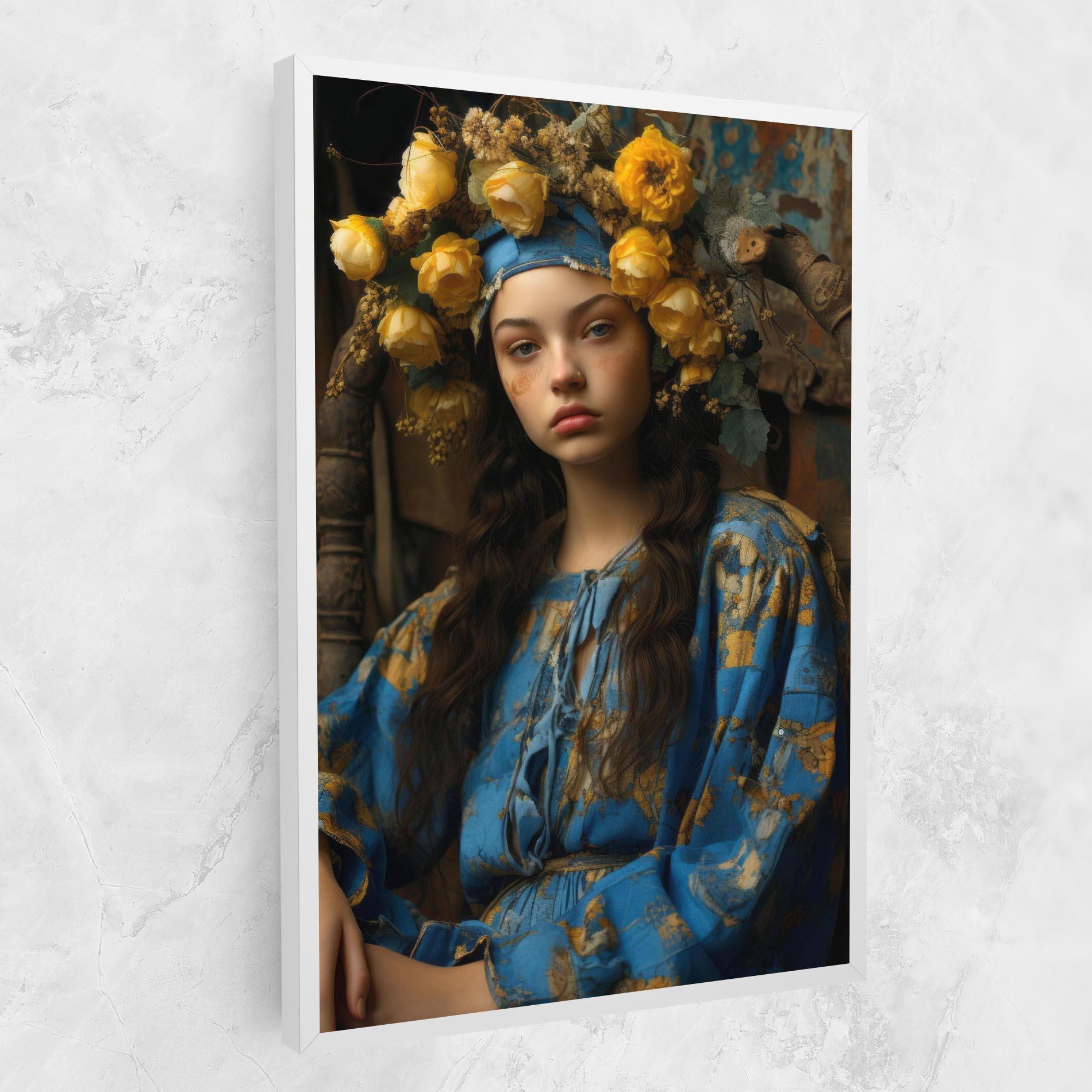 Vászonkép Yellow Rose Dress mockup 1