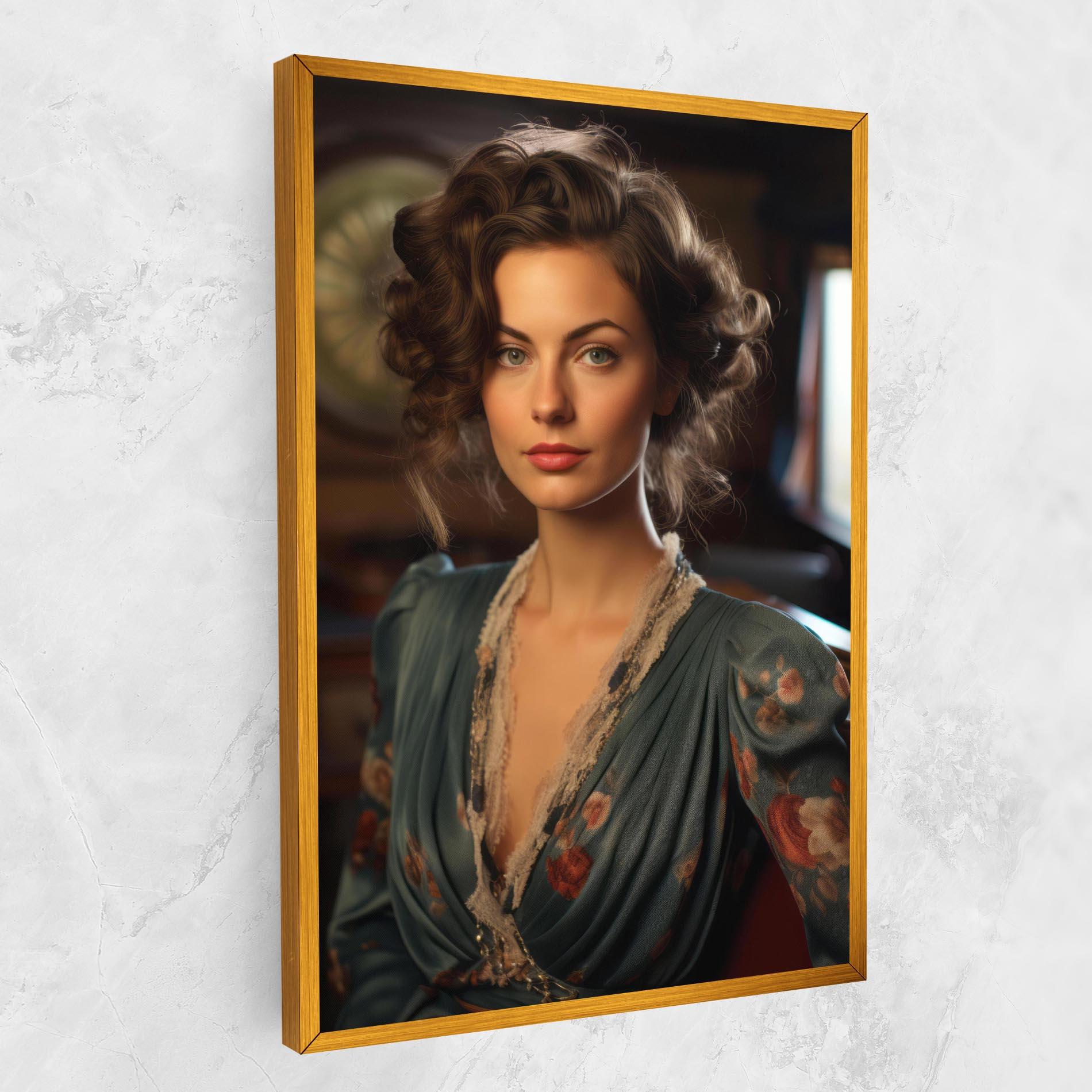 Vászonkép Pink Flowers Dress mockup 1