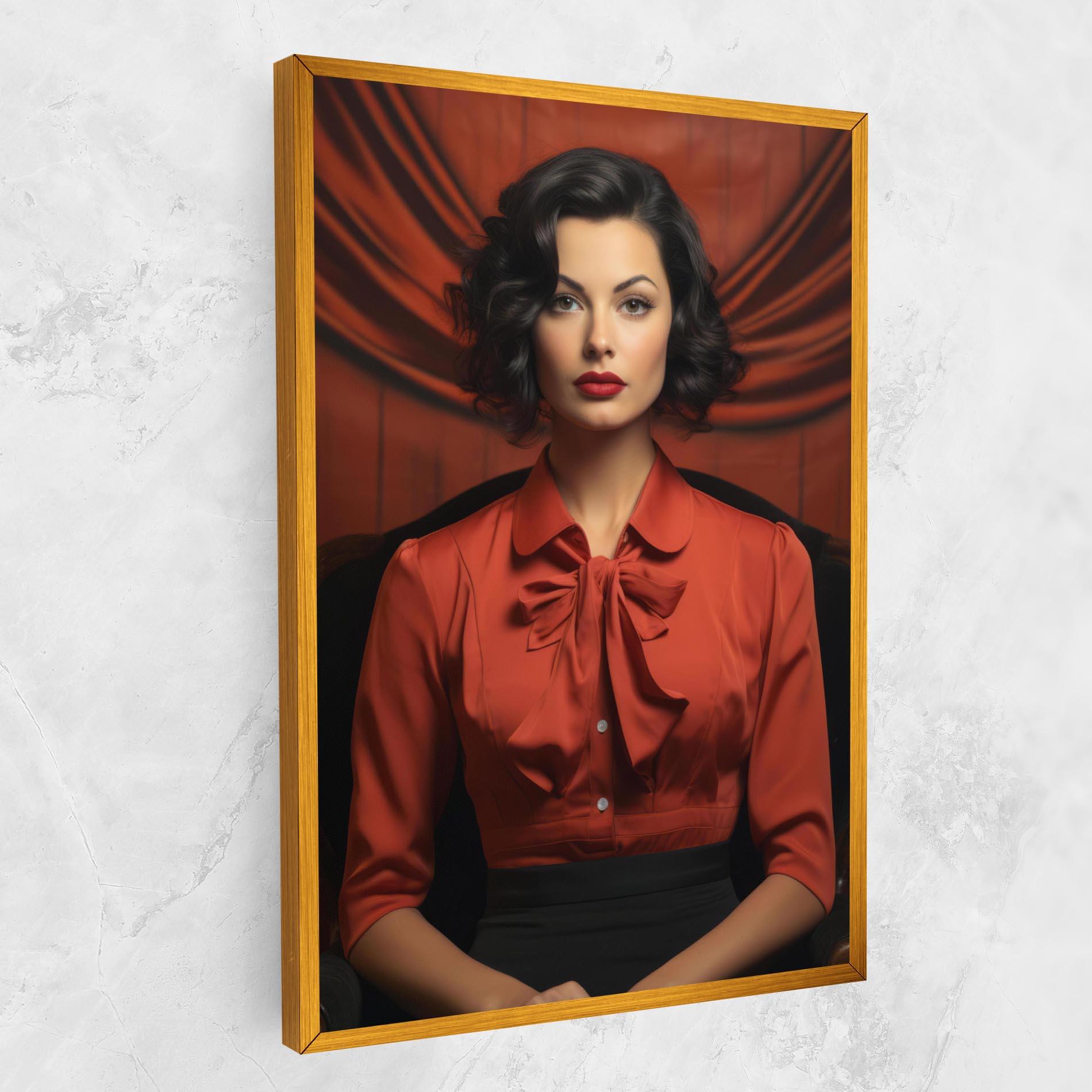 Vászonkép Pretty Red Blouse mockup 1