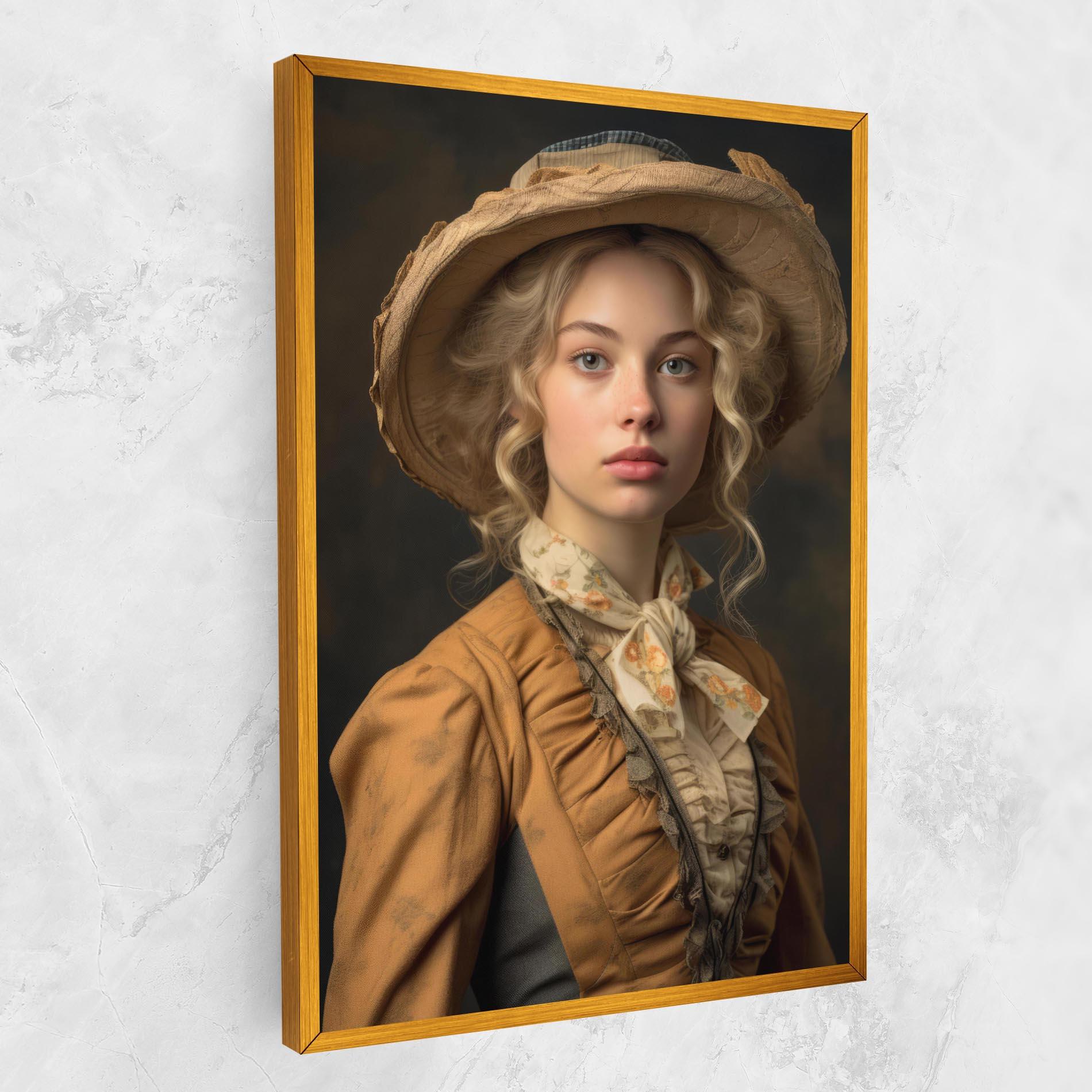 Vászonkép Pretty Vintage Blonde mockup 1