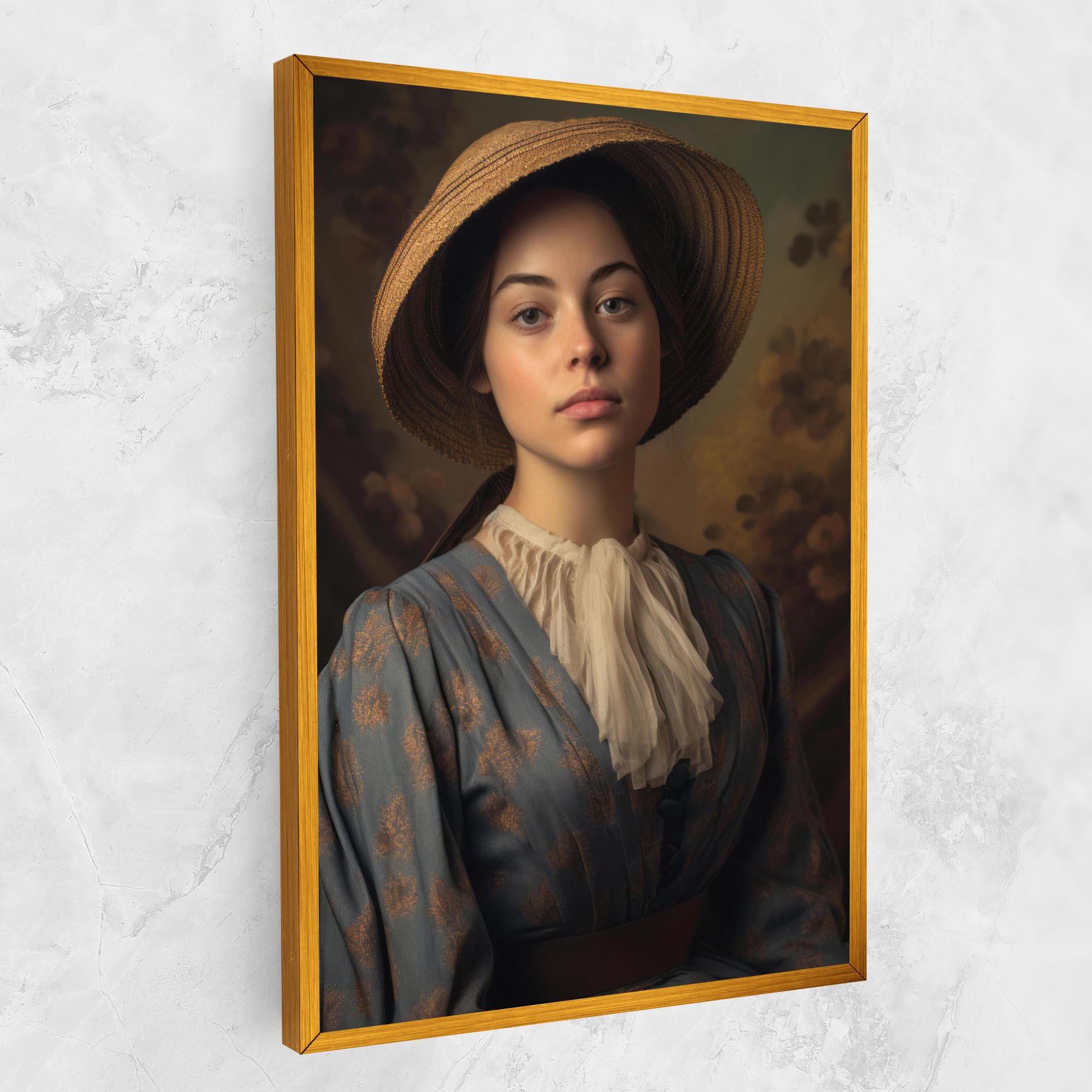 Vászonkép Vintage Blue Dress mockup 1