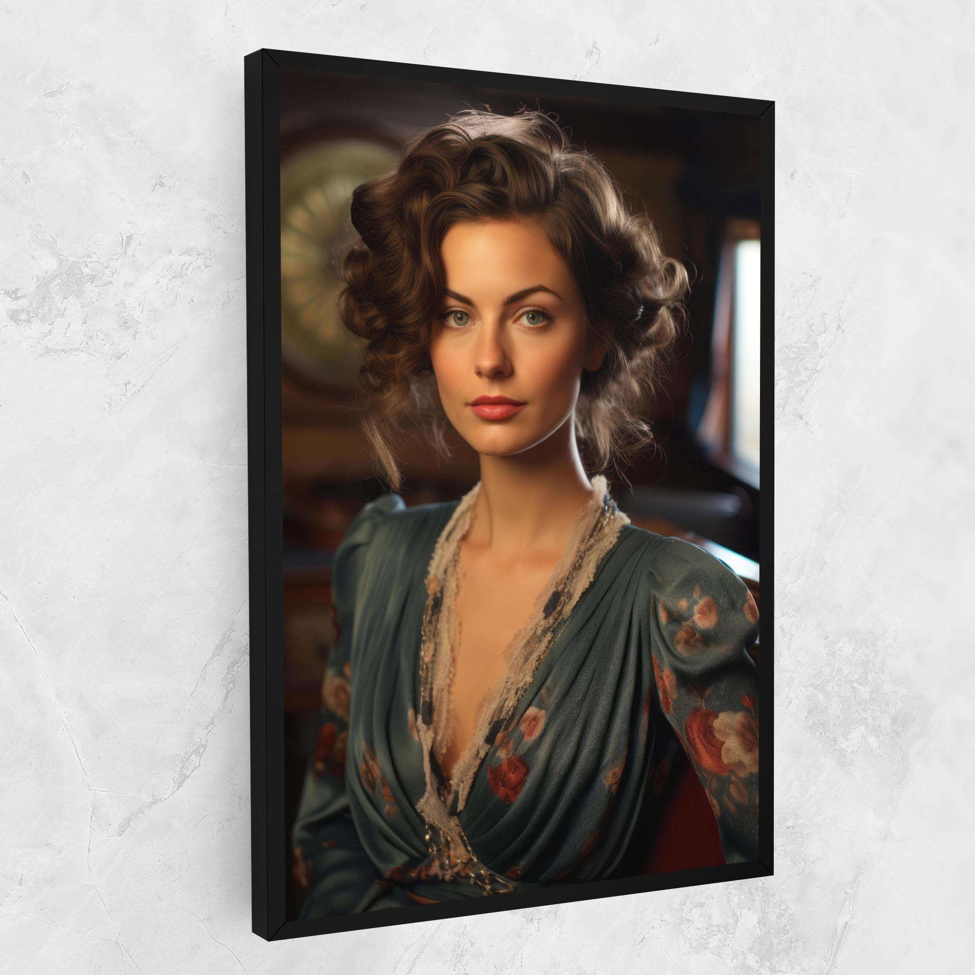 Vászonkép Pink Flowers Dress mockup 1