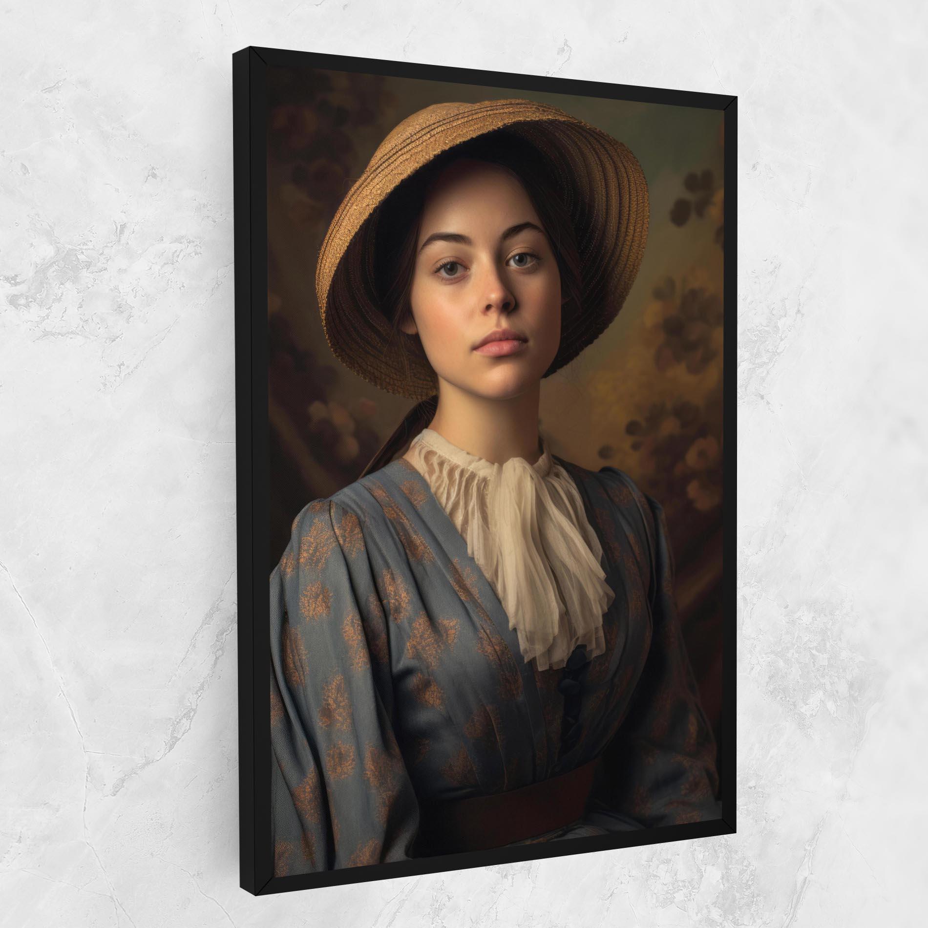 Vászonkép Vintage Blue Dress mockup 1