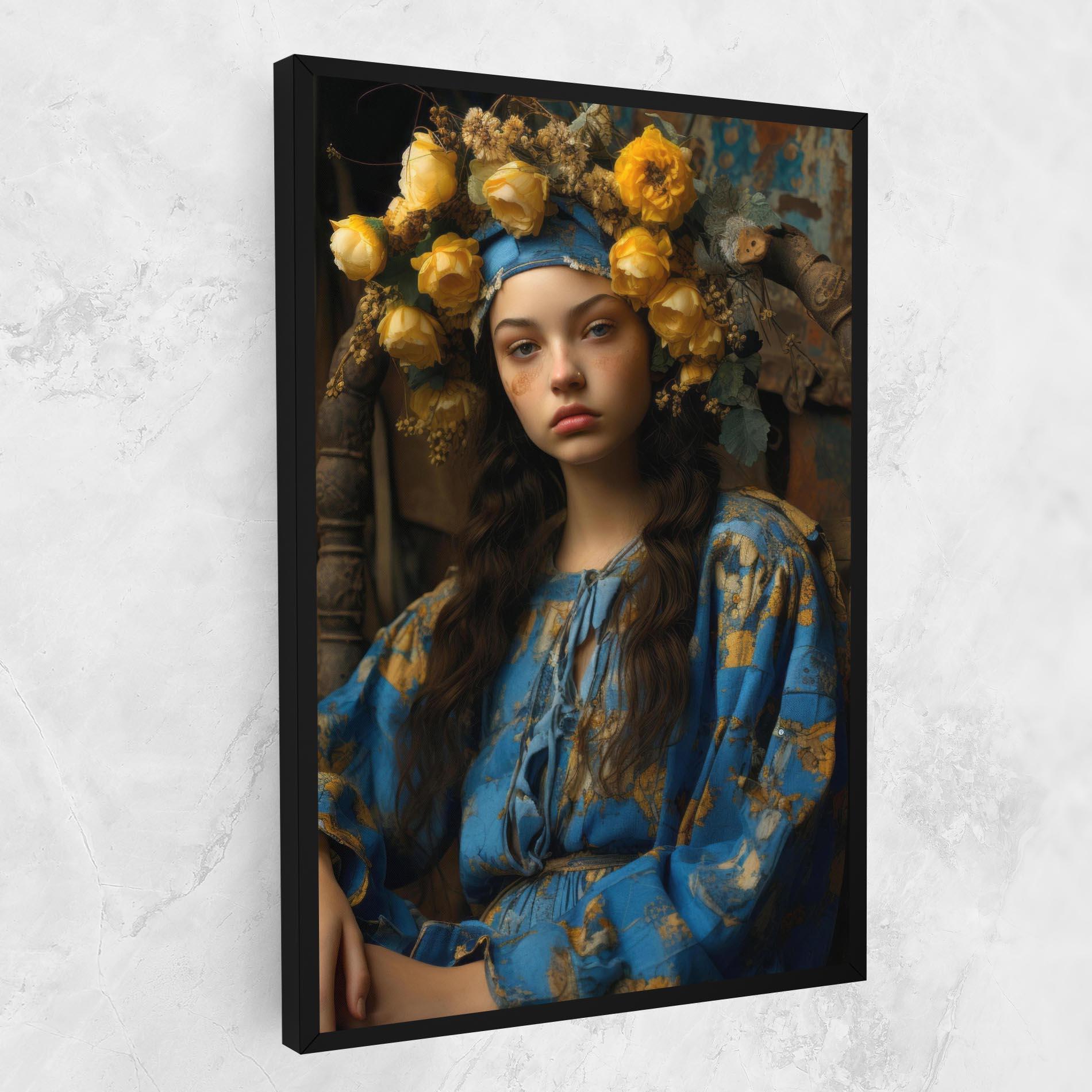 Vászonkép Yellow Rose Dress mockup 1