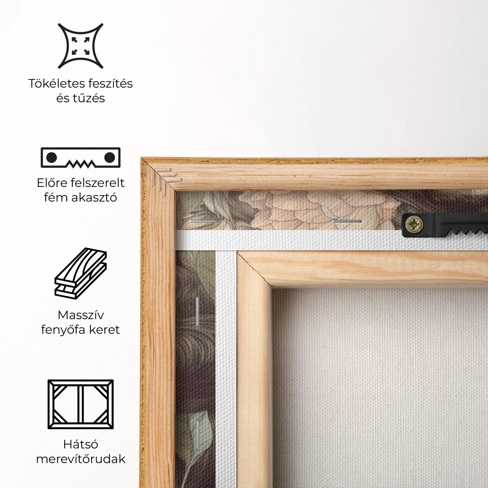 Vászonkép Beautiful Vintage Portrait mockup 5