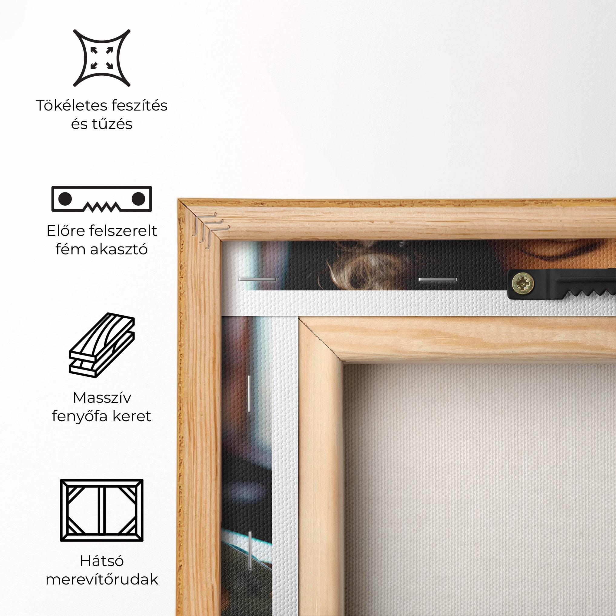 Vászonkép Pink Flowers Dress mockup 5