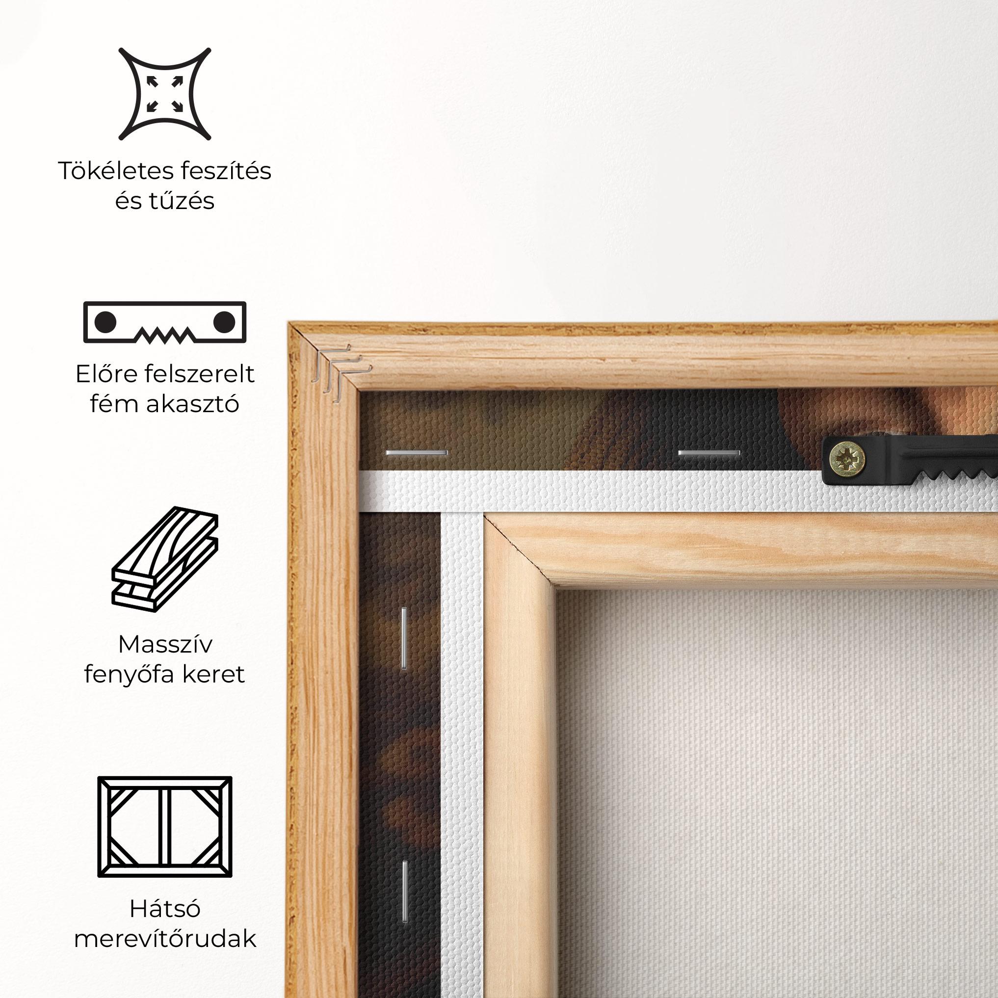 Vászonkép Vintage Blue Dress mockup 5