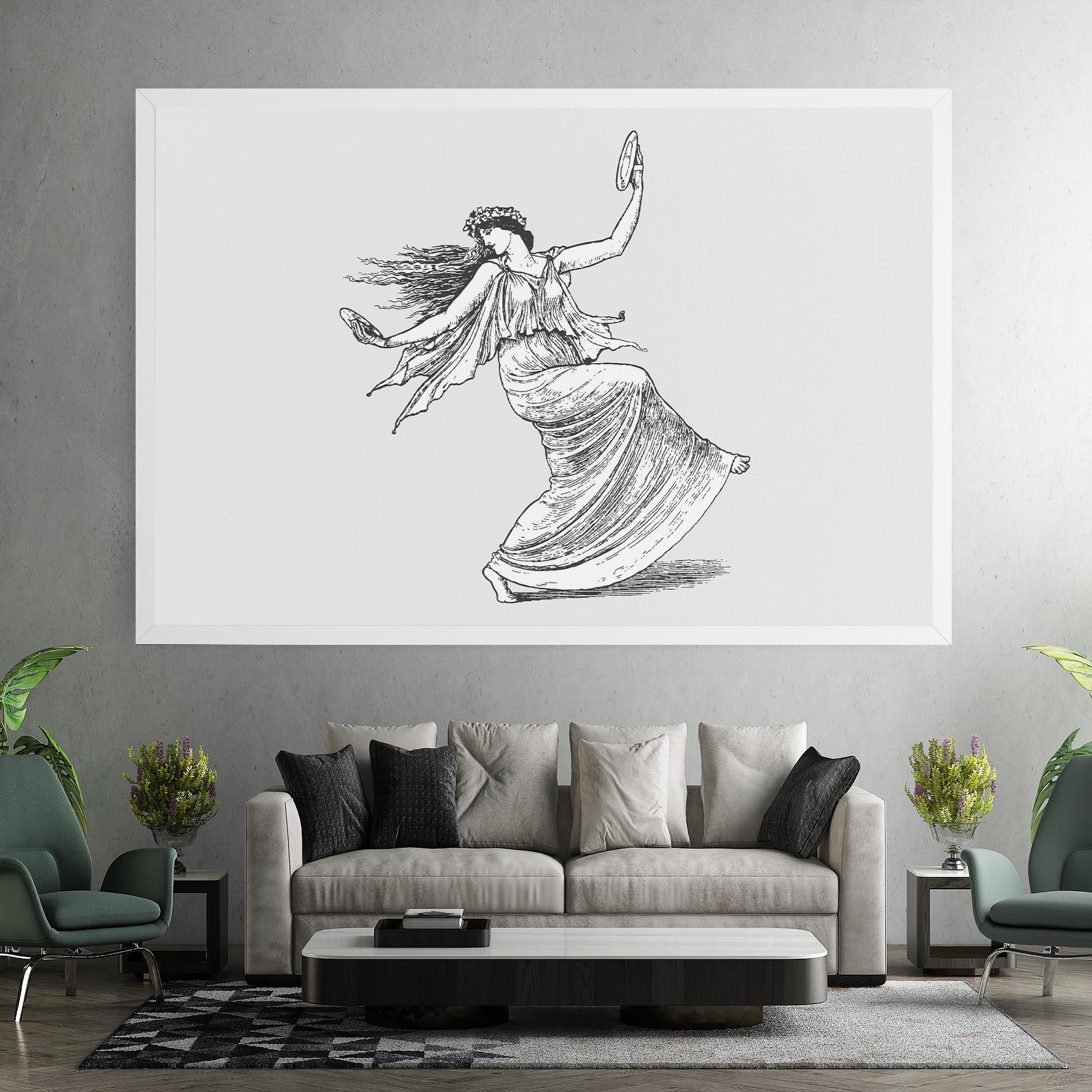 Vászonkép Vintage Dance mockup 7