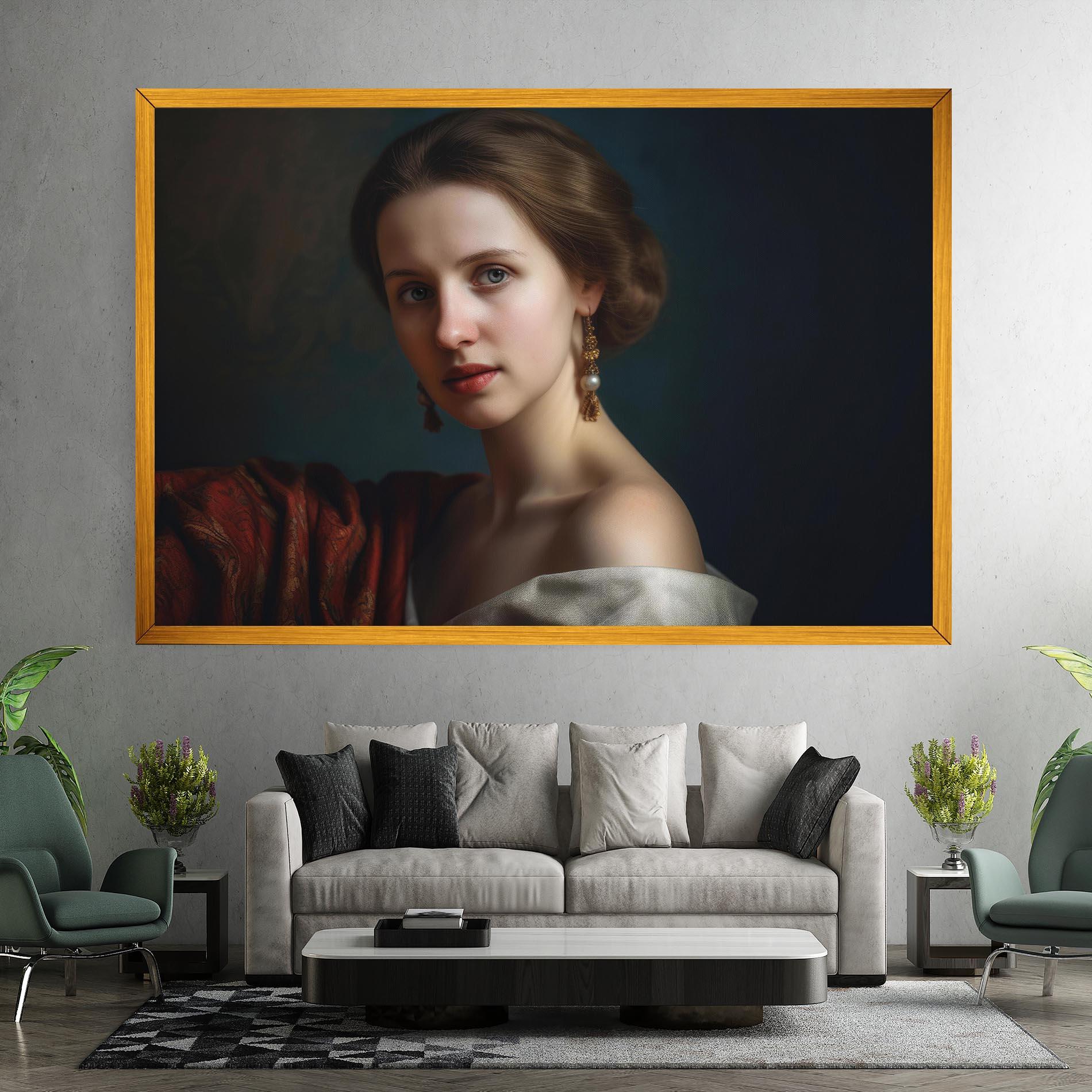 Vászonkép Classical Painting mockup 7