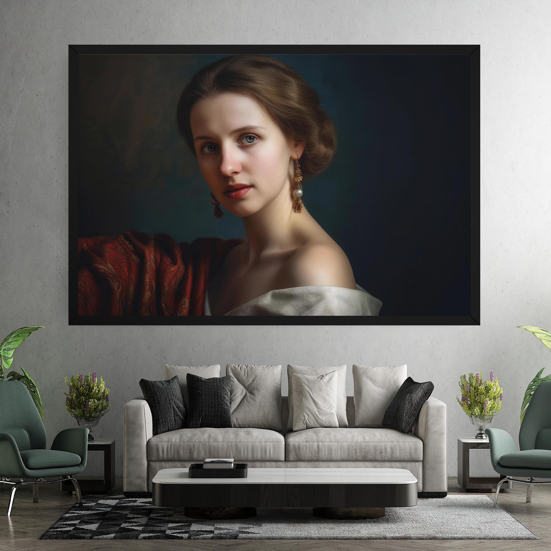 Vászonkép Classical Painting mockup 7
