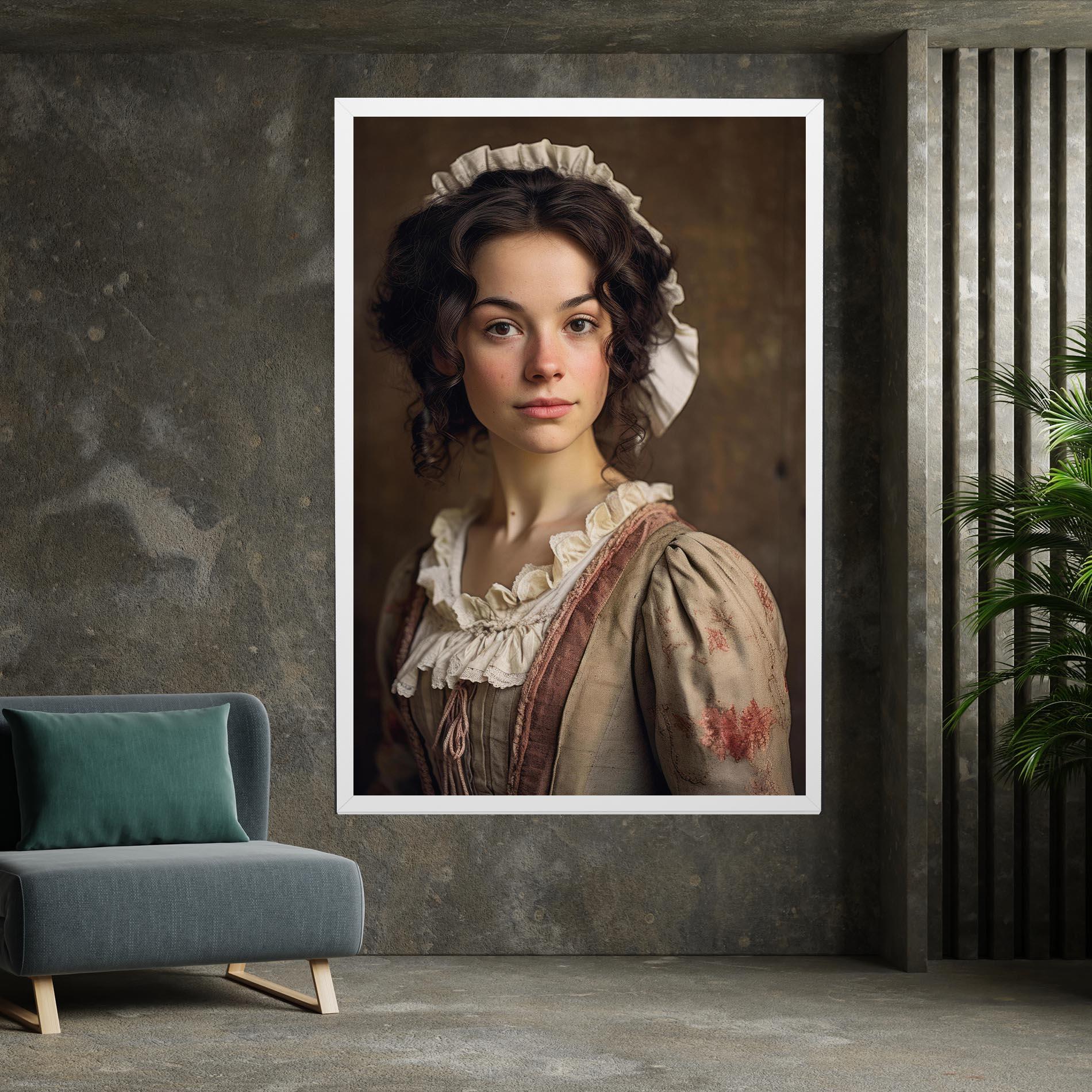 Vászonkép Light Green Dress mockup 7