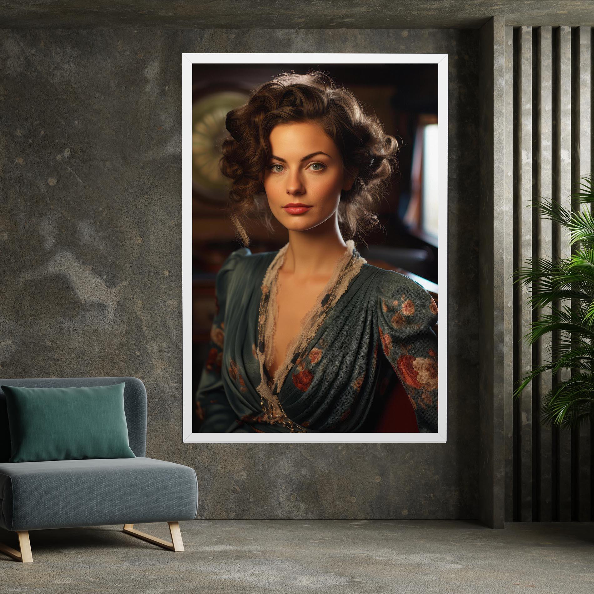 Vászonkép Pink Flowers Dress mockup 7