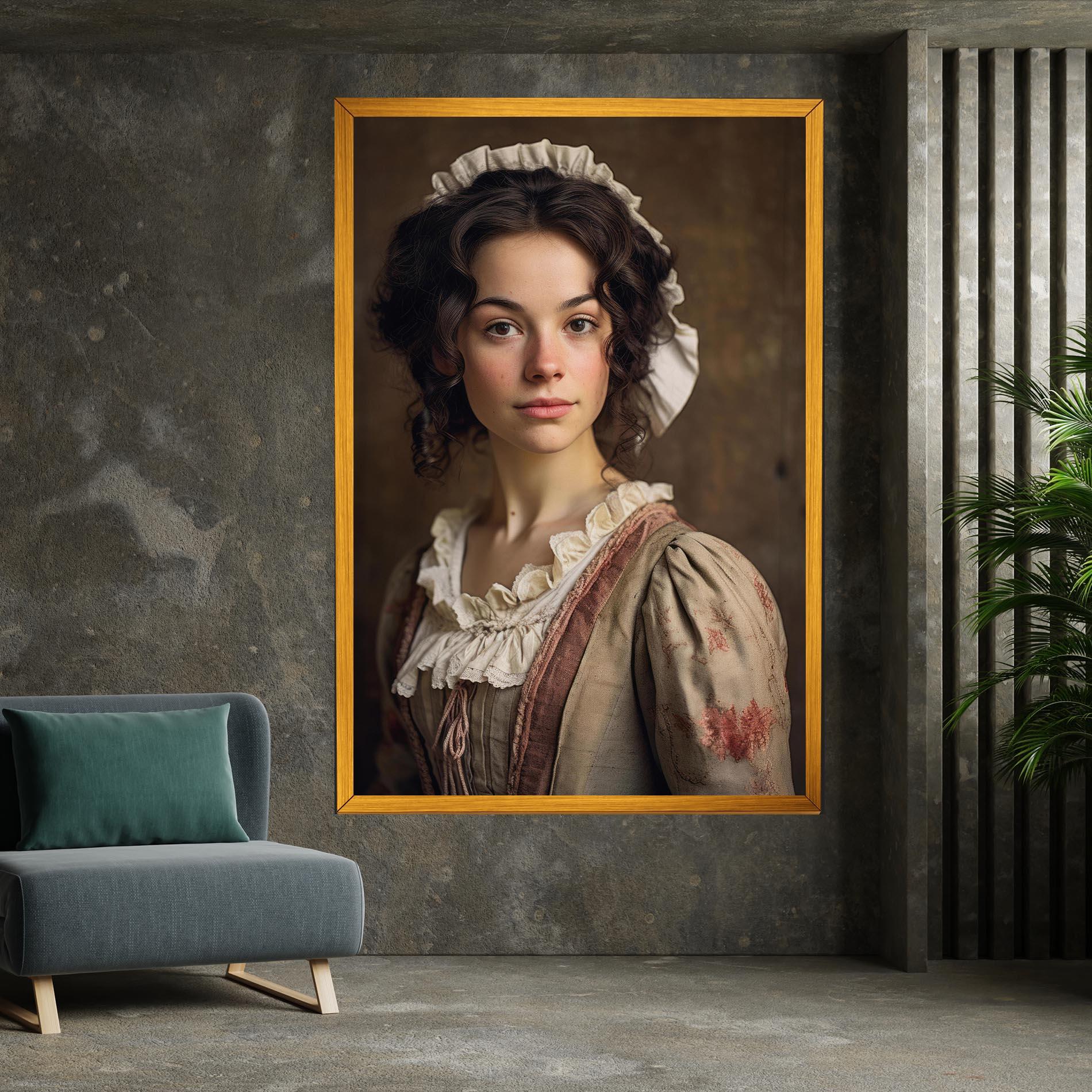 Vászonkép Light Green Dress mockup 7