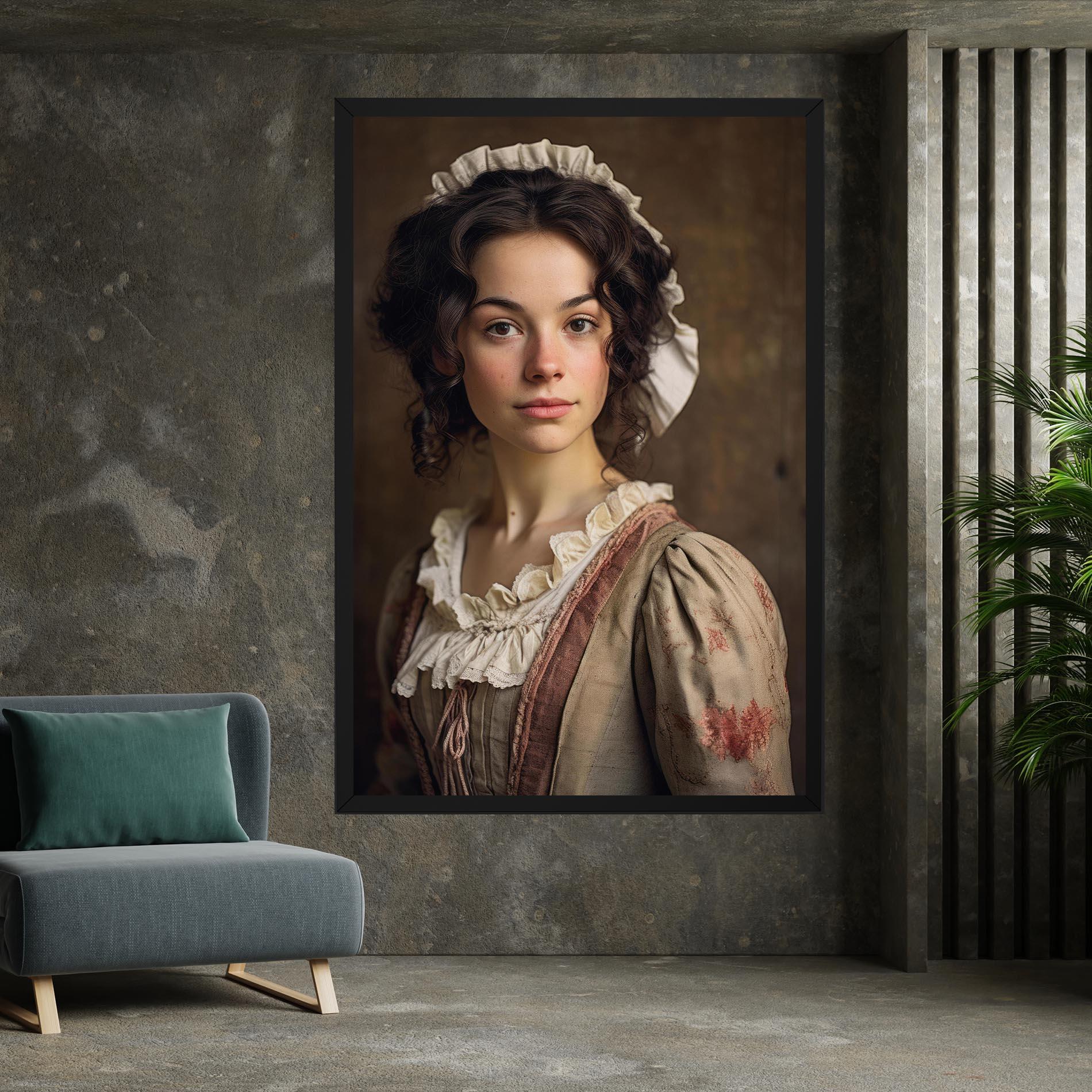 Vászonkép Light Green Dress mockup 7