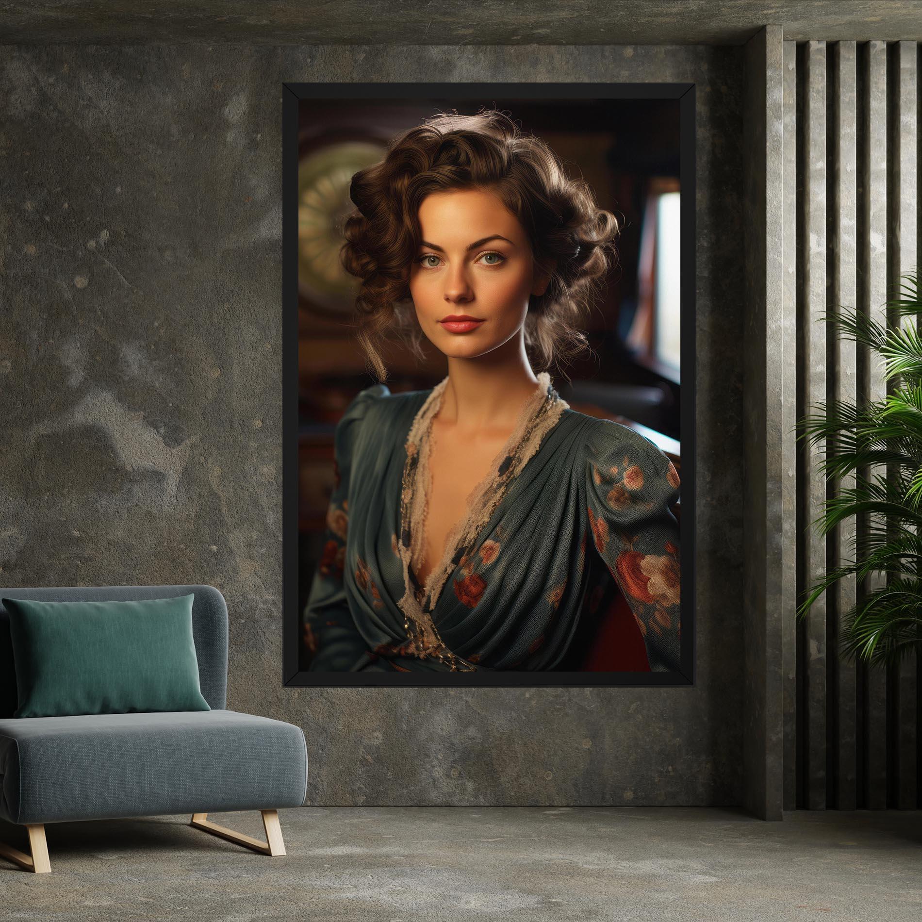 Vászonkép Pink Flowers Dress mockup 7