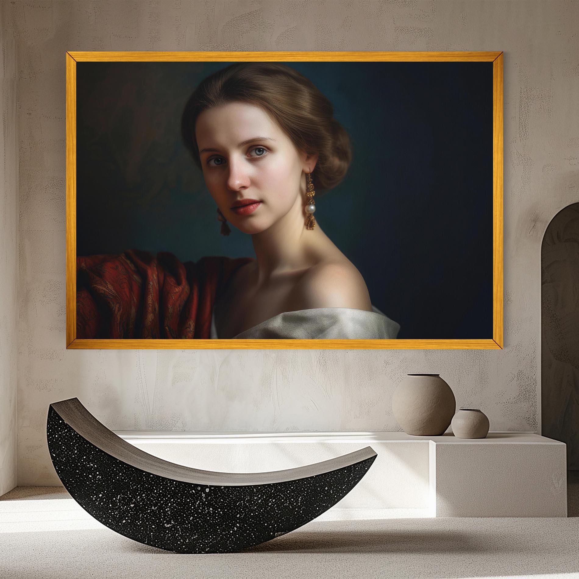 Vászonkép Classical Painting mockup 8
