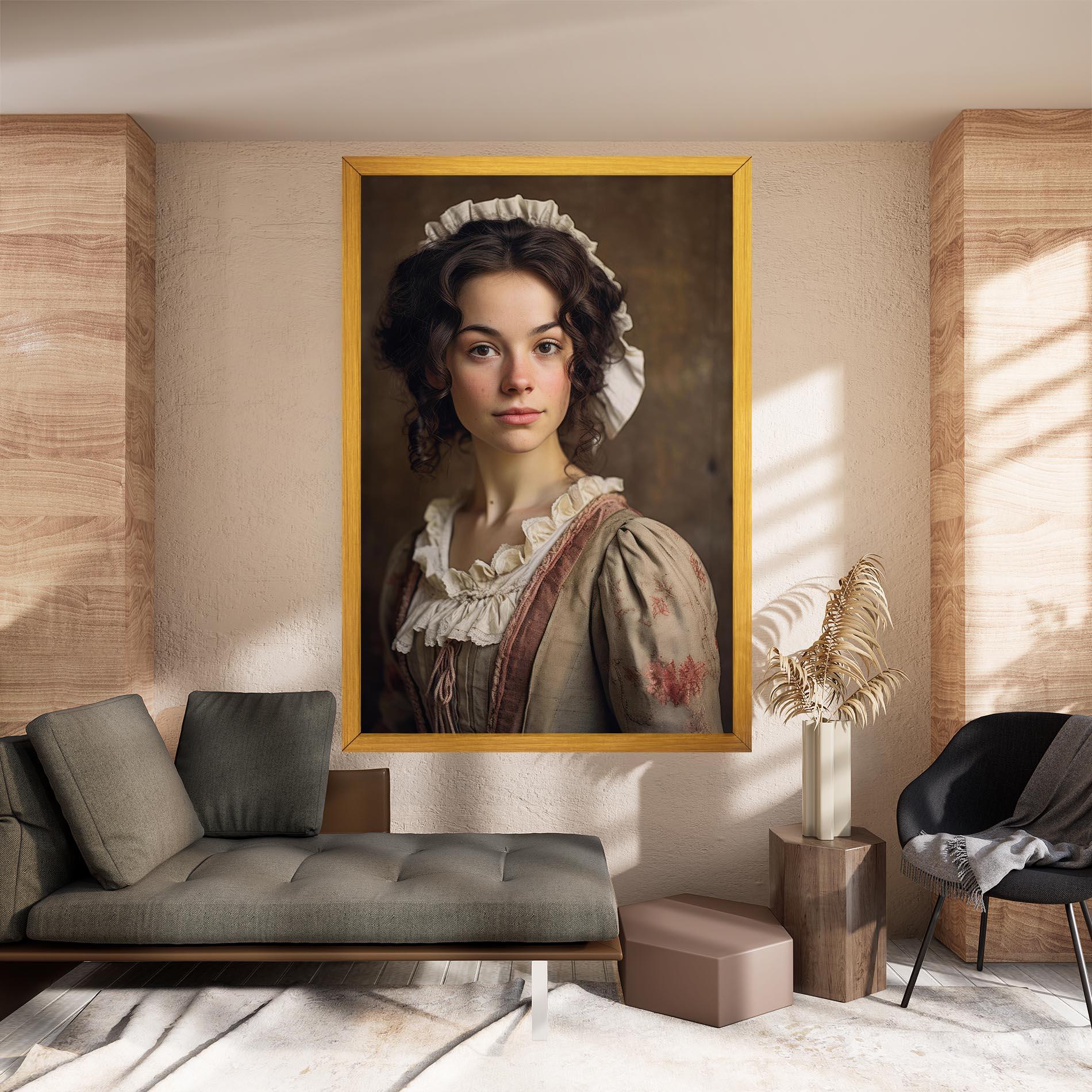 Vászonkép Light Green Dress mockup 8