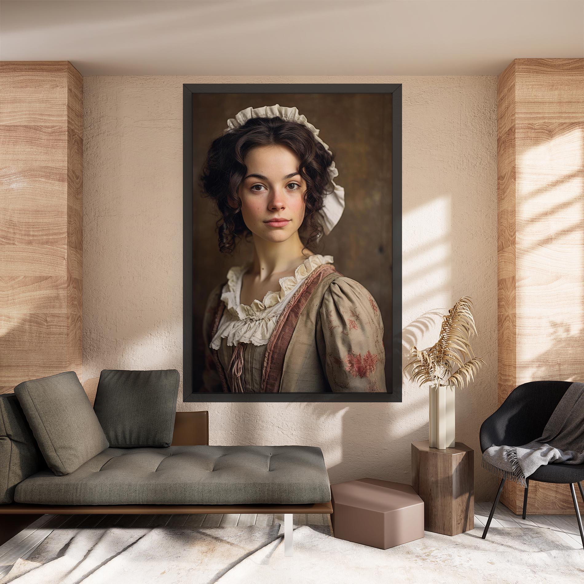 Vászonkép Light Green Dress mockup 8