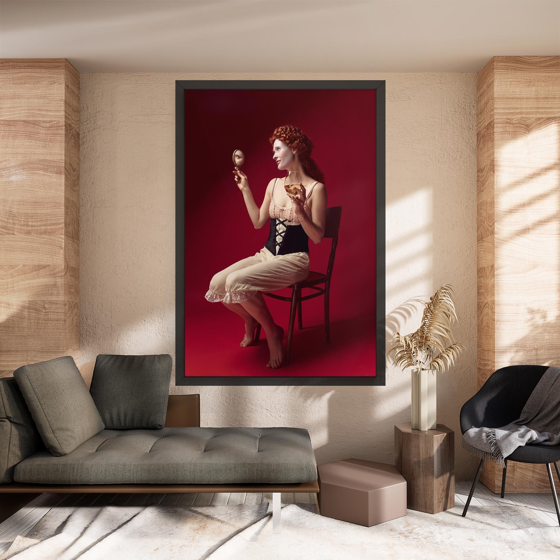 Vászonkép Medieval Redhead Woman mockup 8