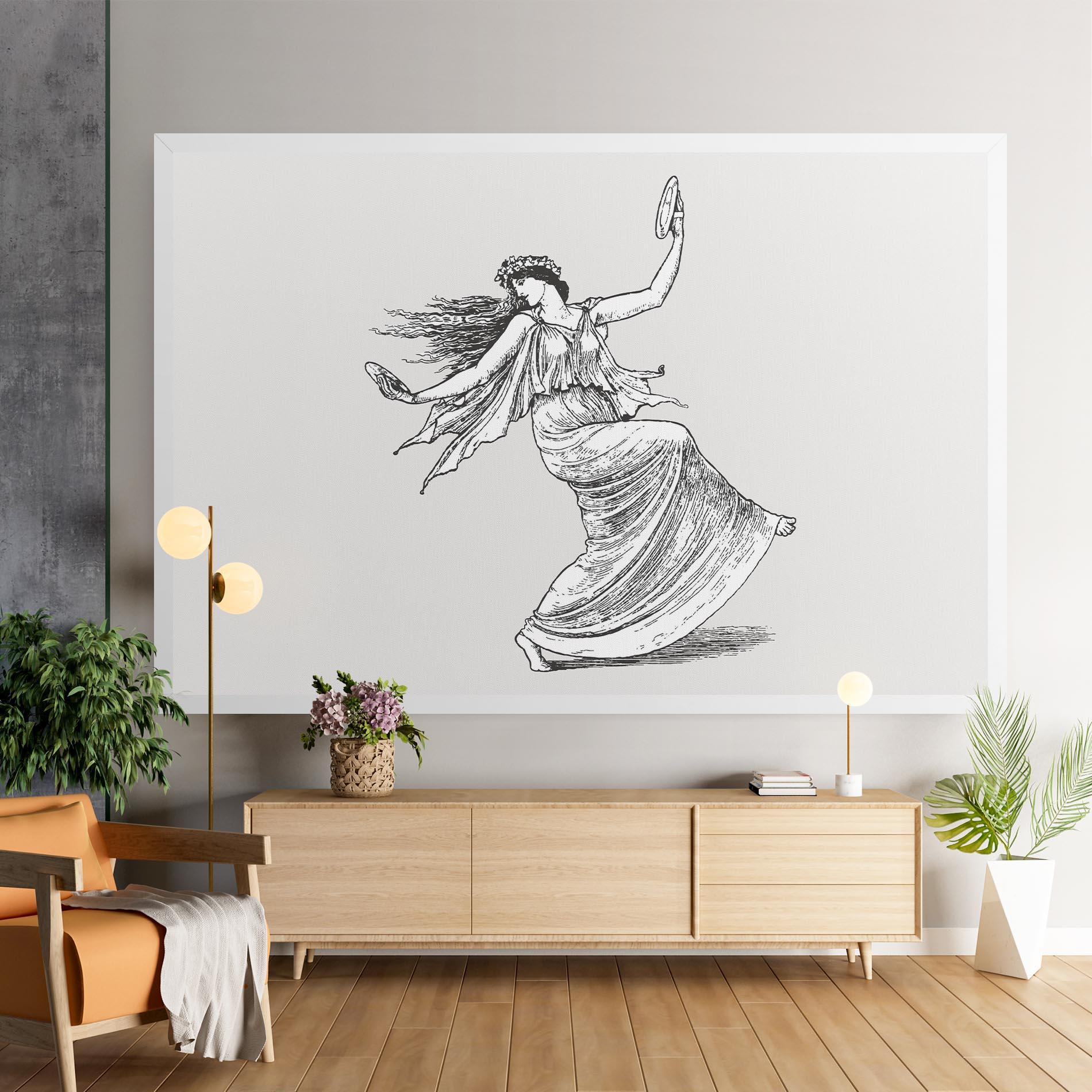 Vászonkép Vintage Dance mockup 9