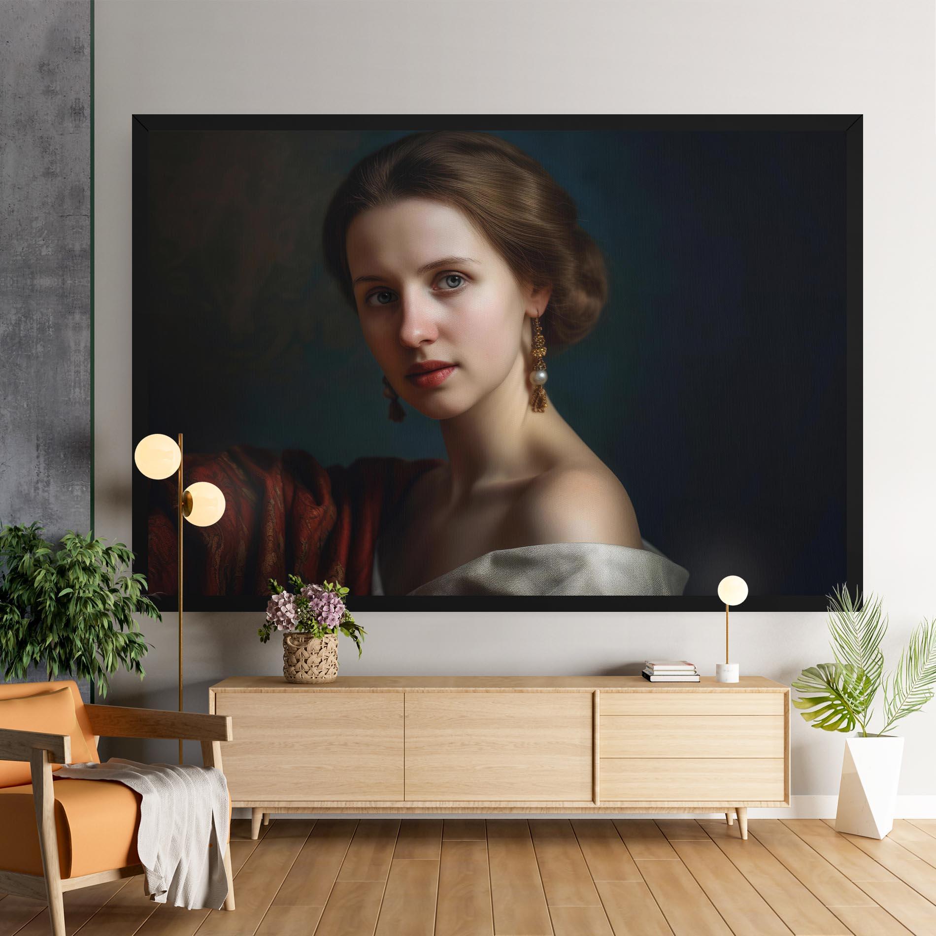 Vászonkép Classical Painting mockup 9