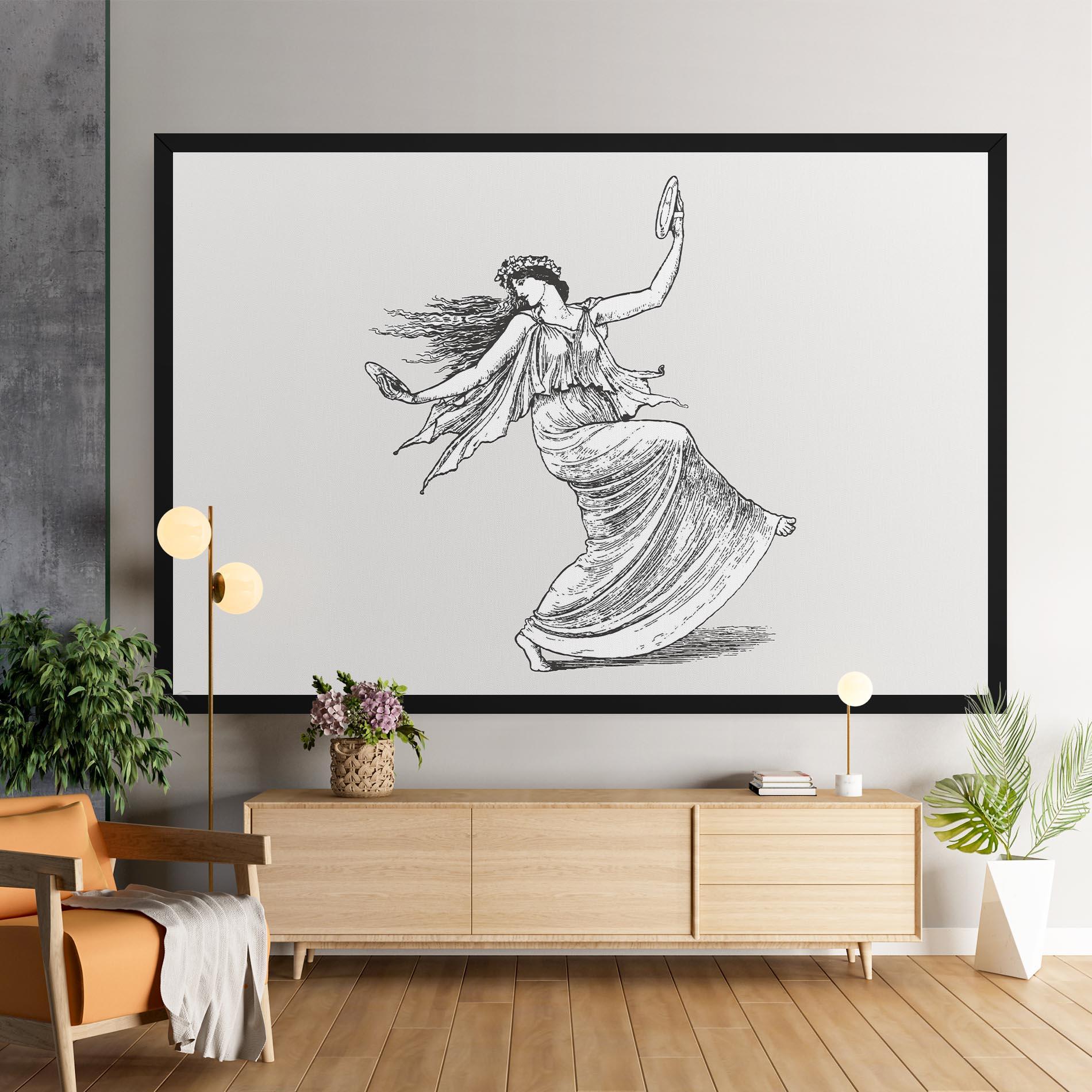 Vászonkép Vintage Dance mockup 9