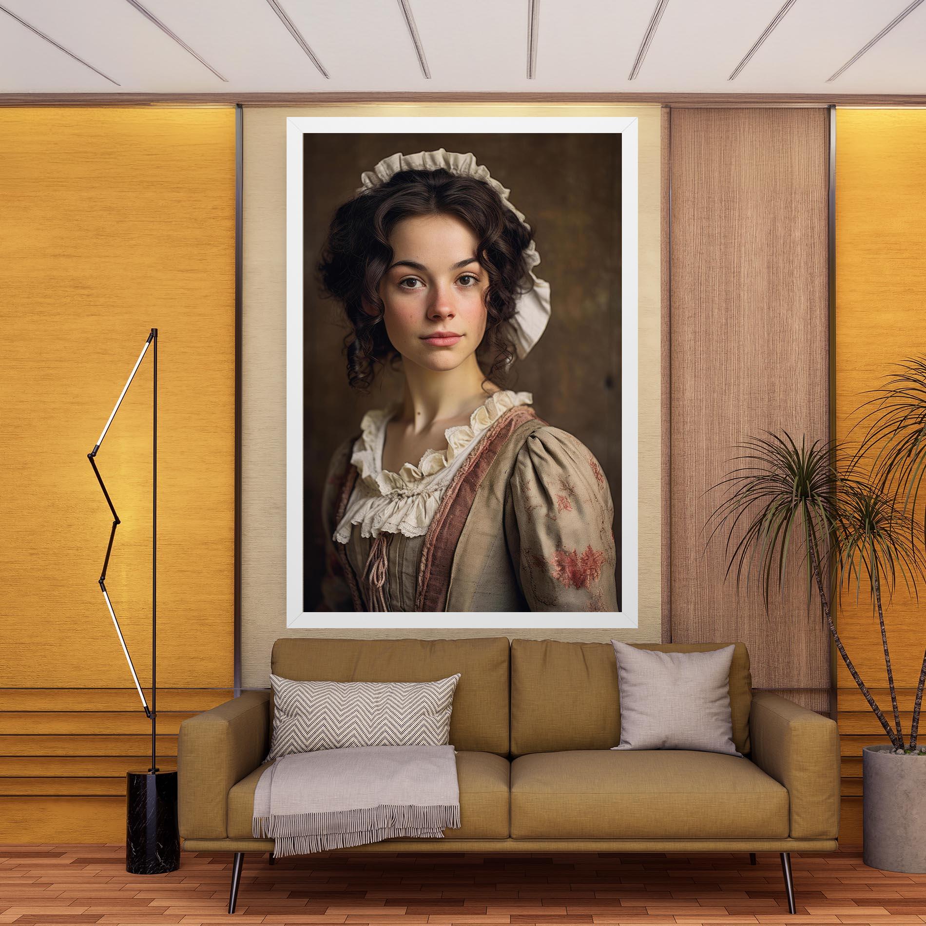 Vászonkép Light Green Dress mockup 9