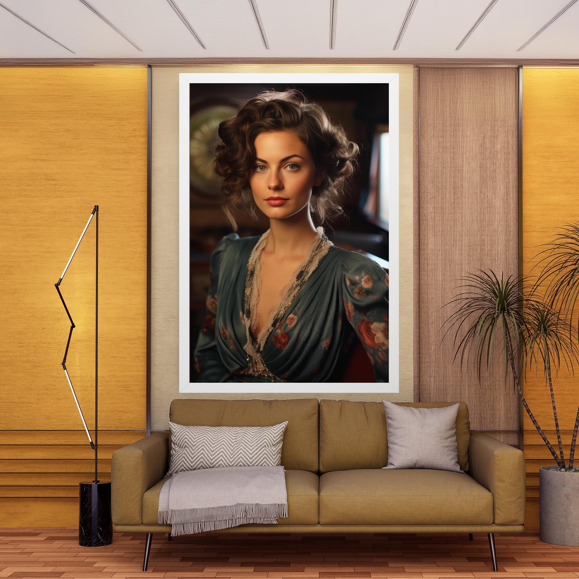 Vászonkép Pink Flowers Dress mockup 9