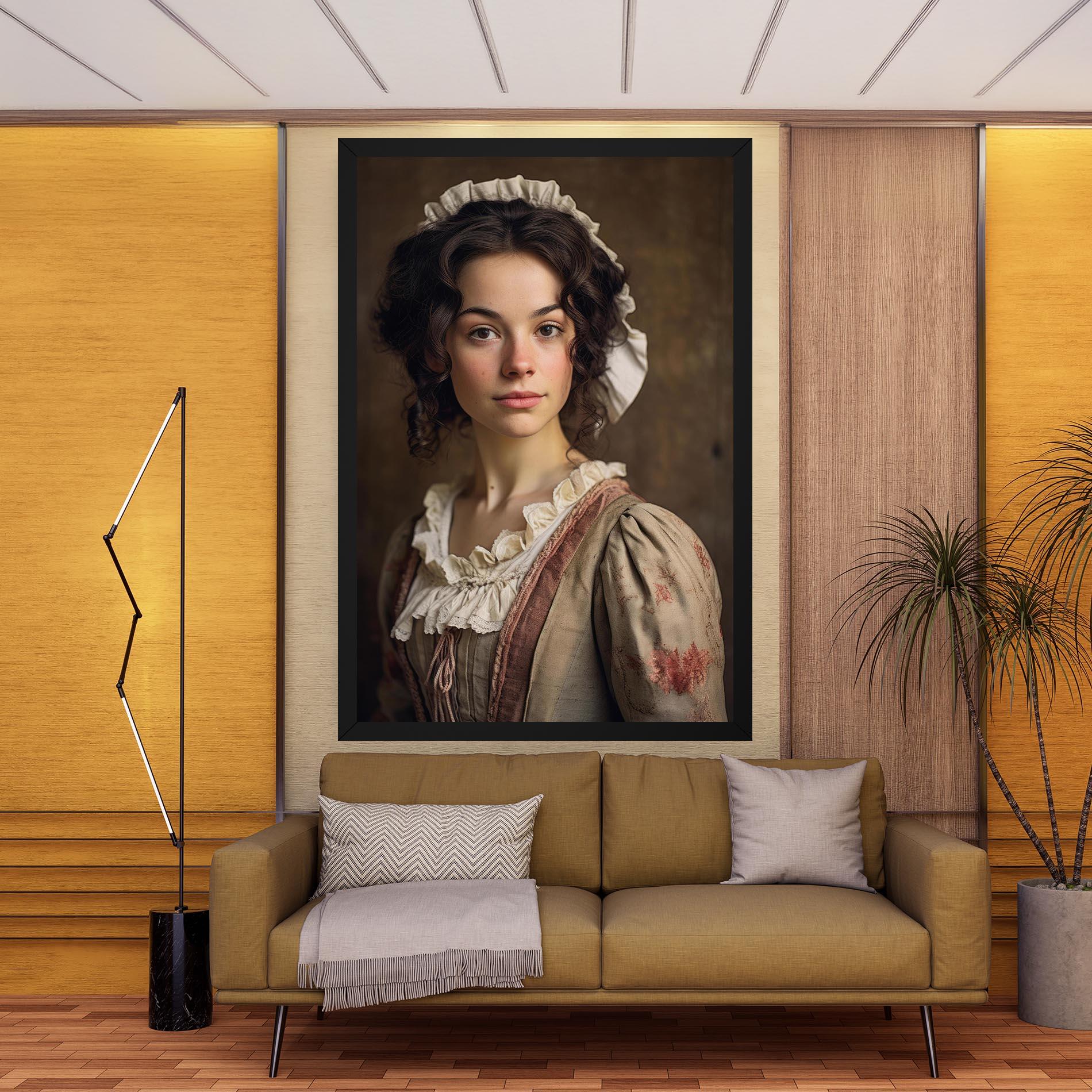 Vászonkép Light Green Dress mockup 9