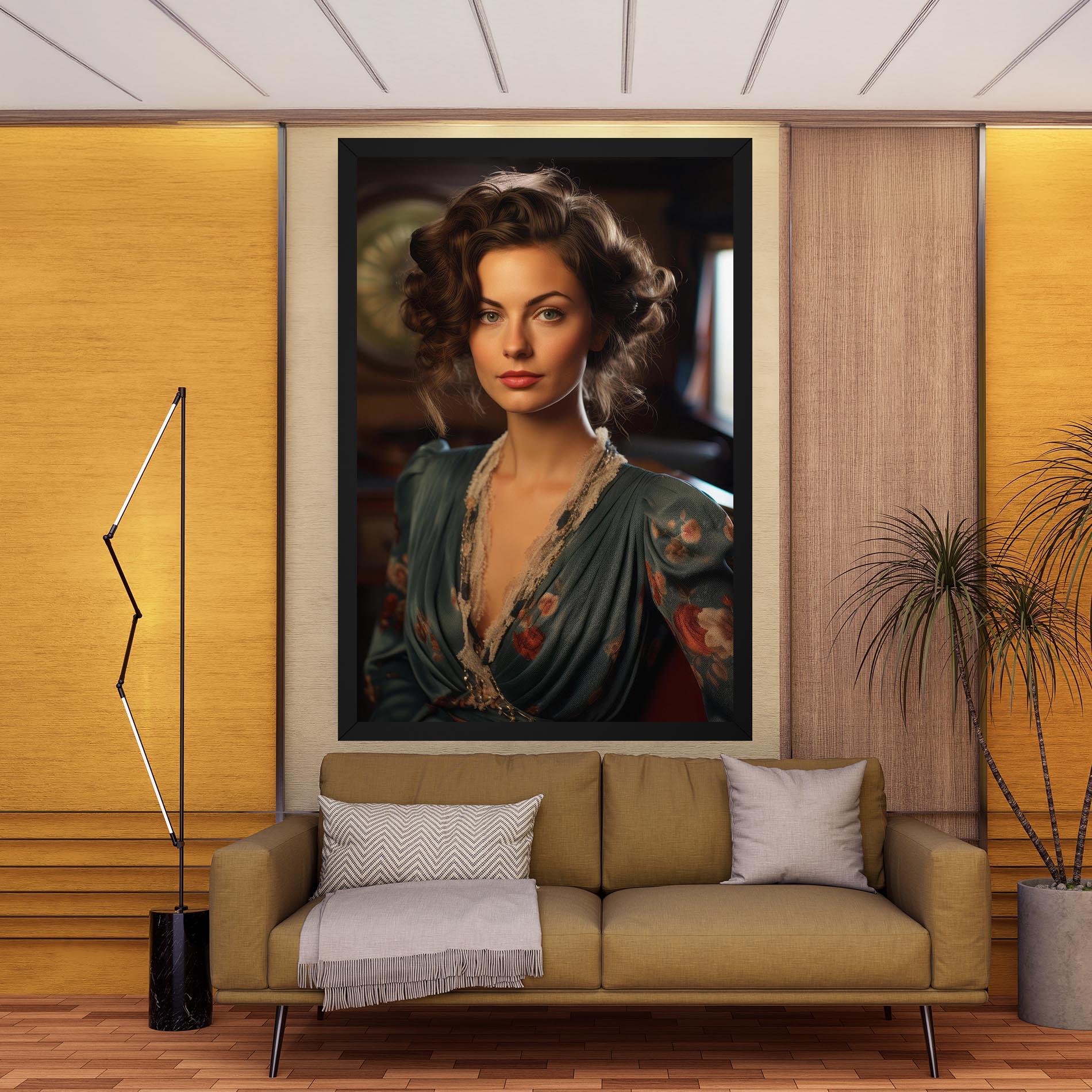 Vászonkép Pink Flowers Dress mockup 9