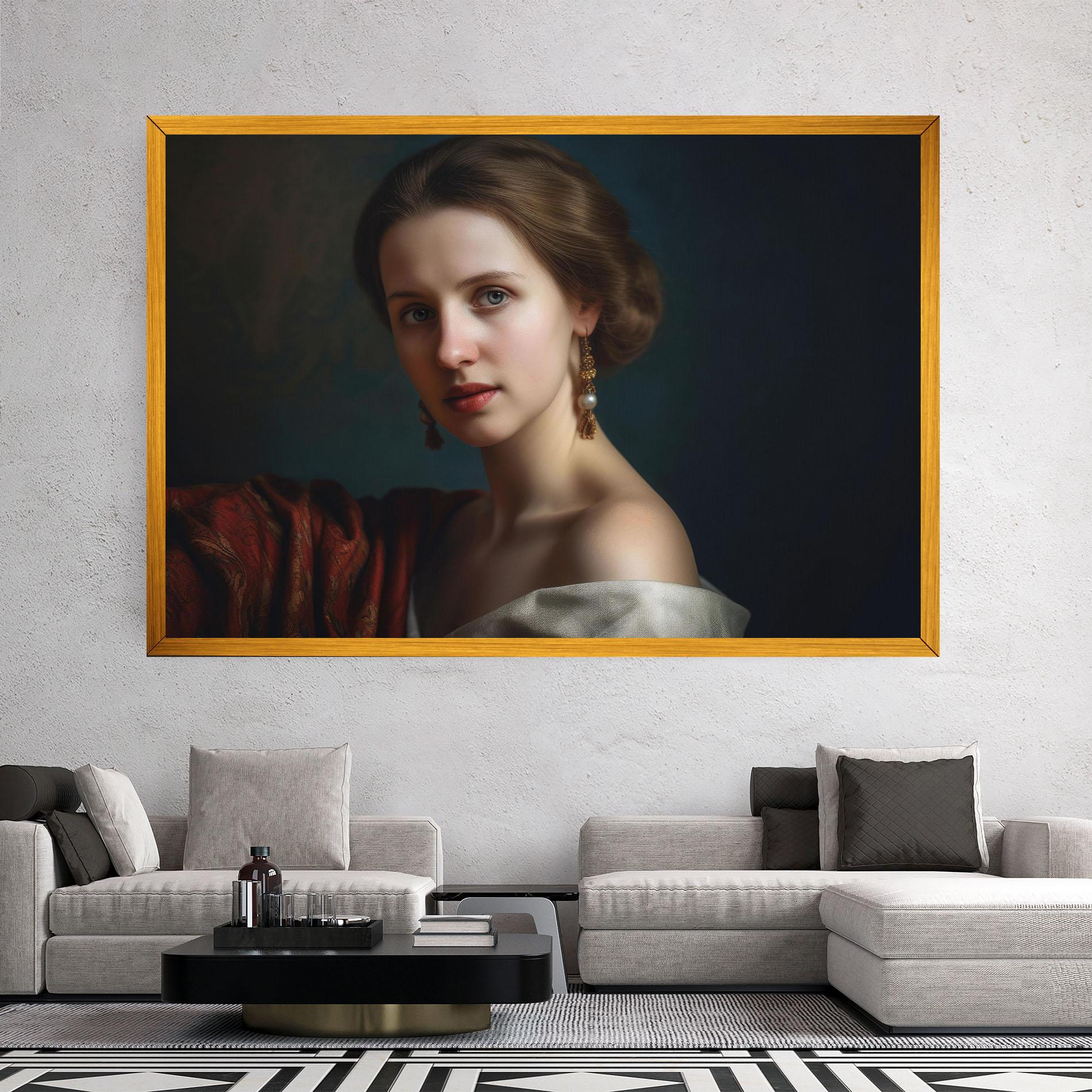 Vászonkép Classical Painting mockup 2