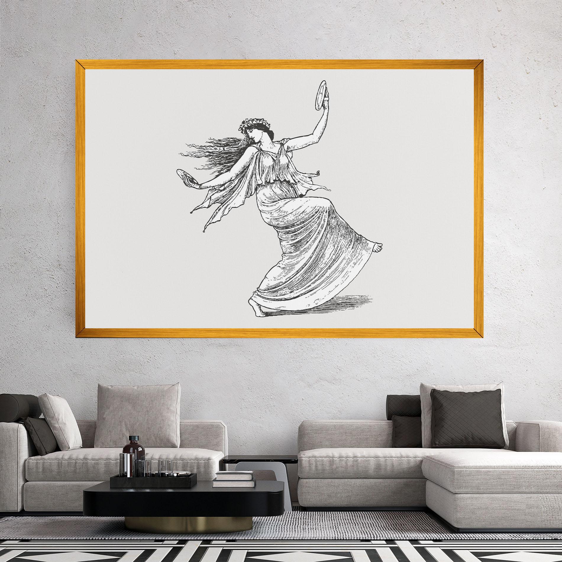 Vászonkép Vintage Dance mockup 2