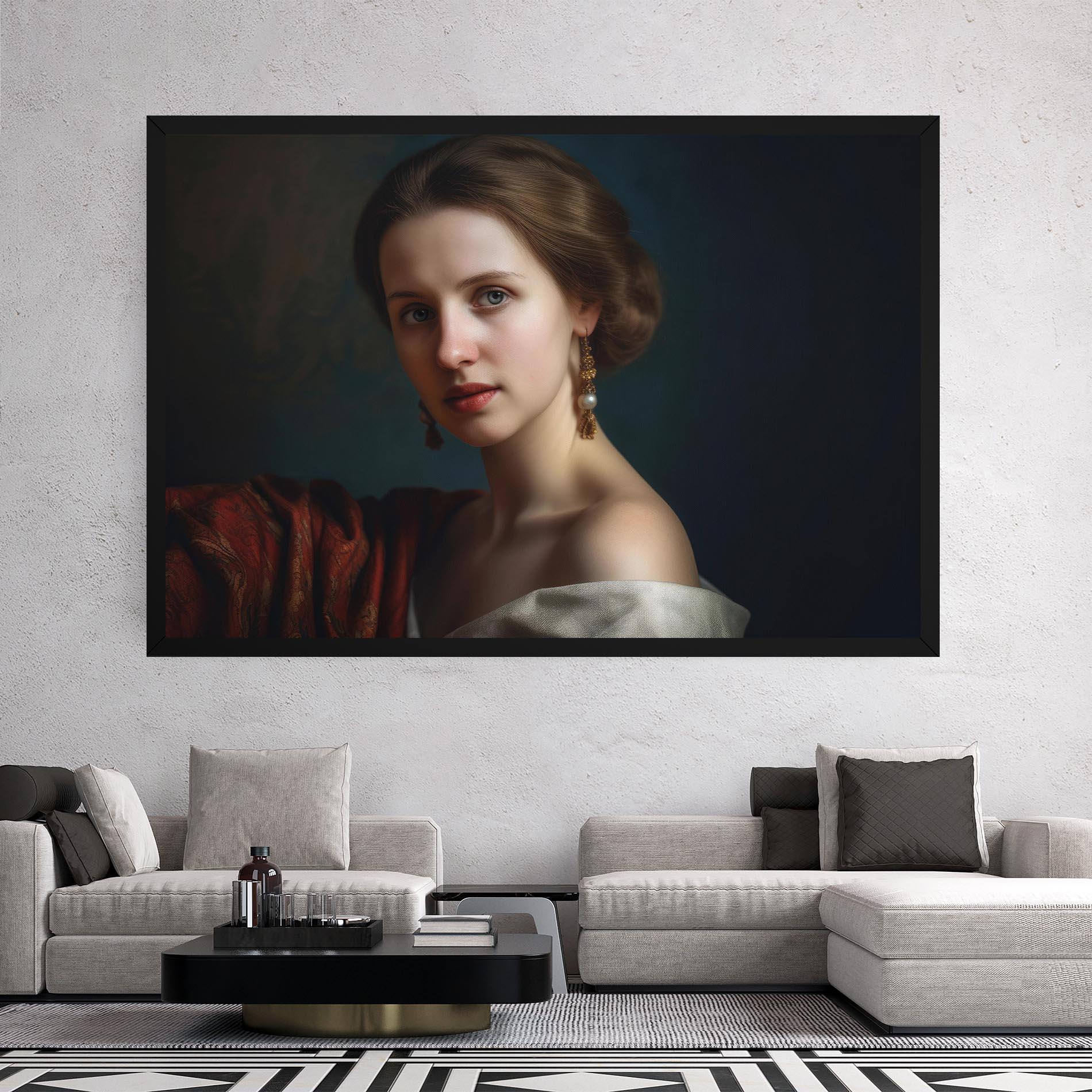 Vászonkép Classical Painting mockup 2