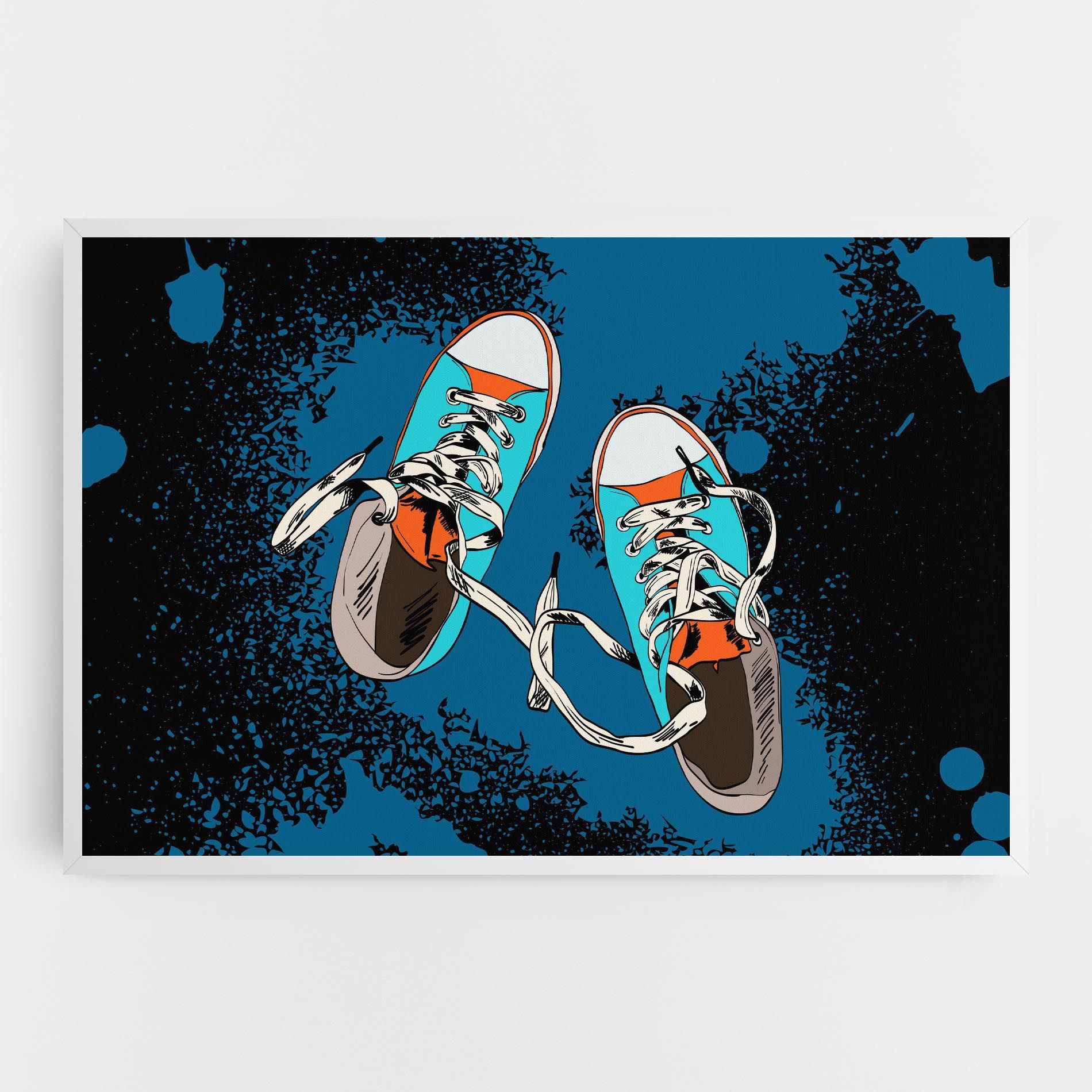 Blue Shoes Splash mockup 0