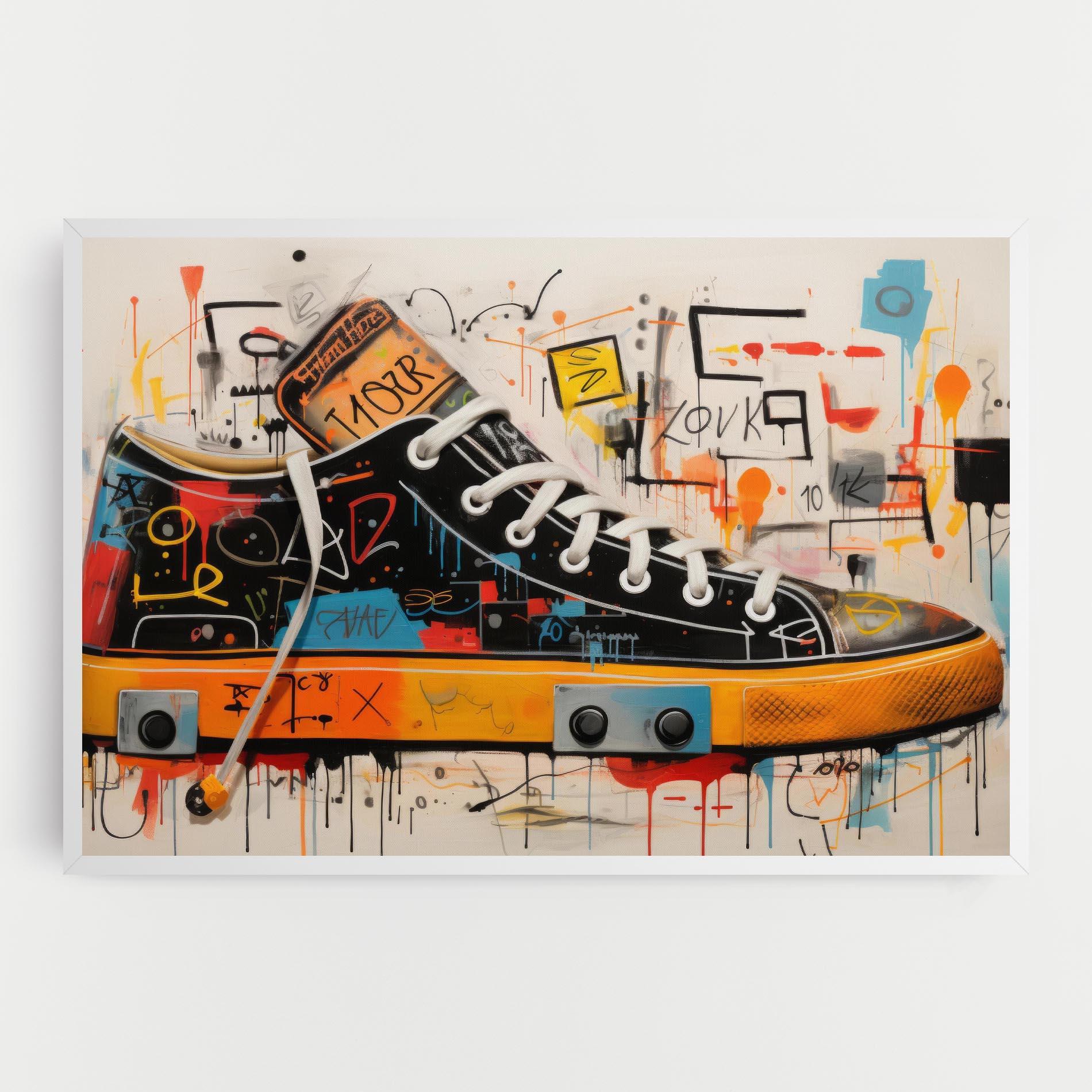 Vászonkép Teenager Sneakers mockup 0
