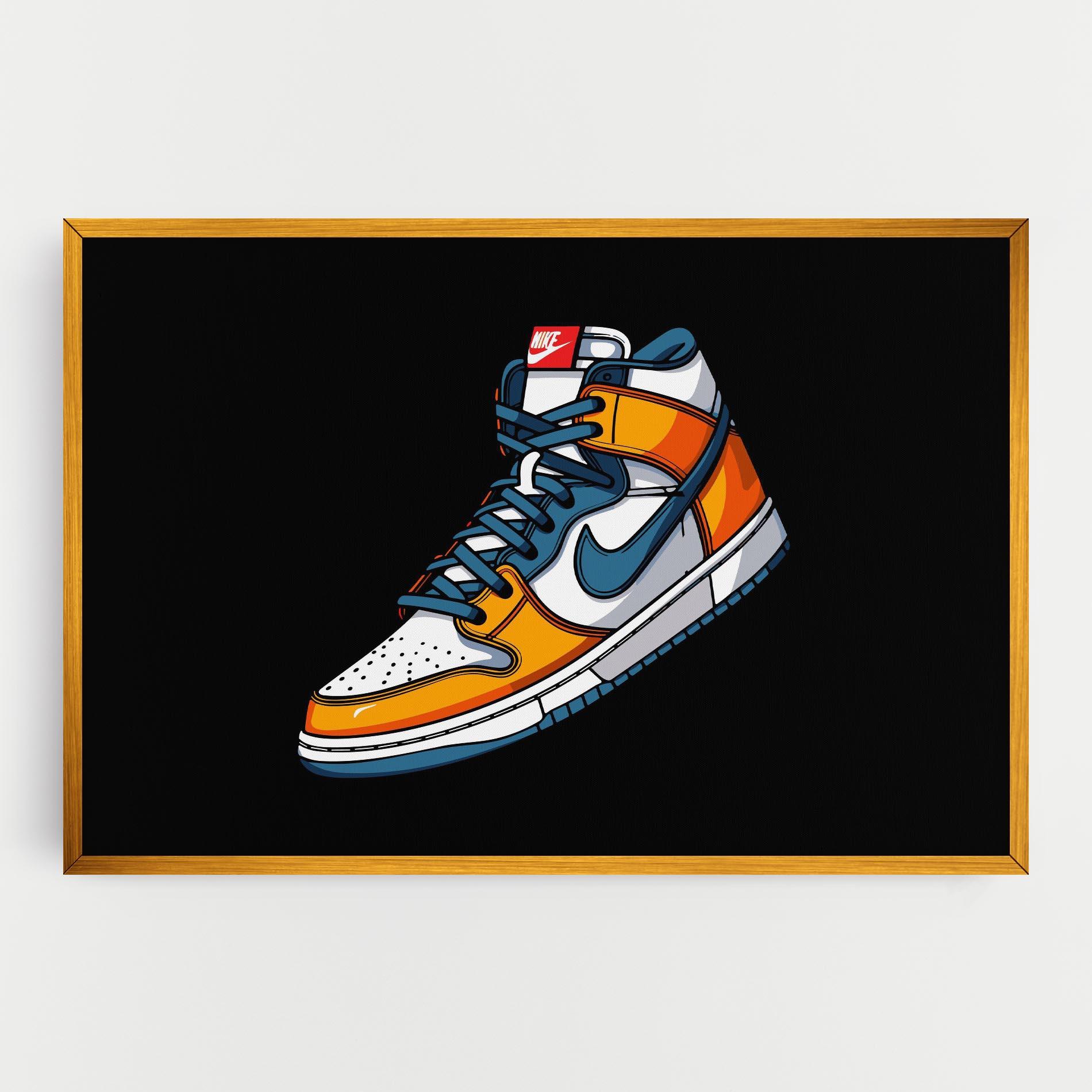 Vászonkép Nike Shoe mockup 0