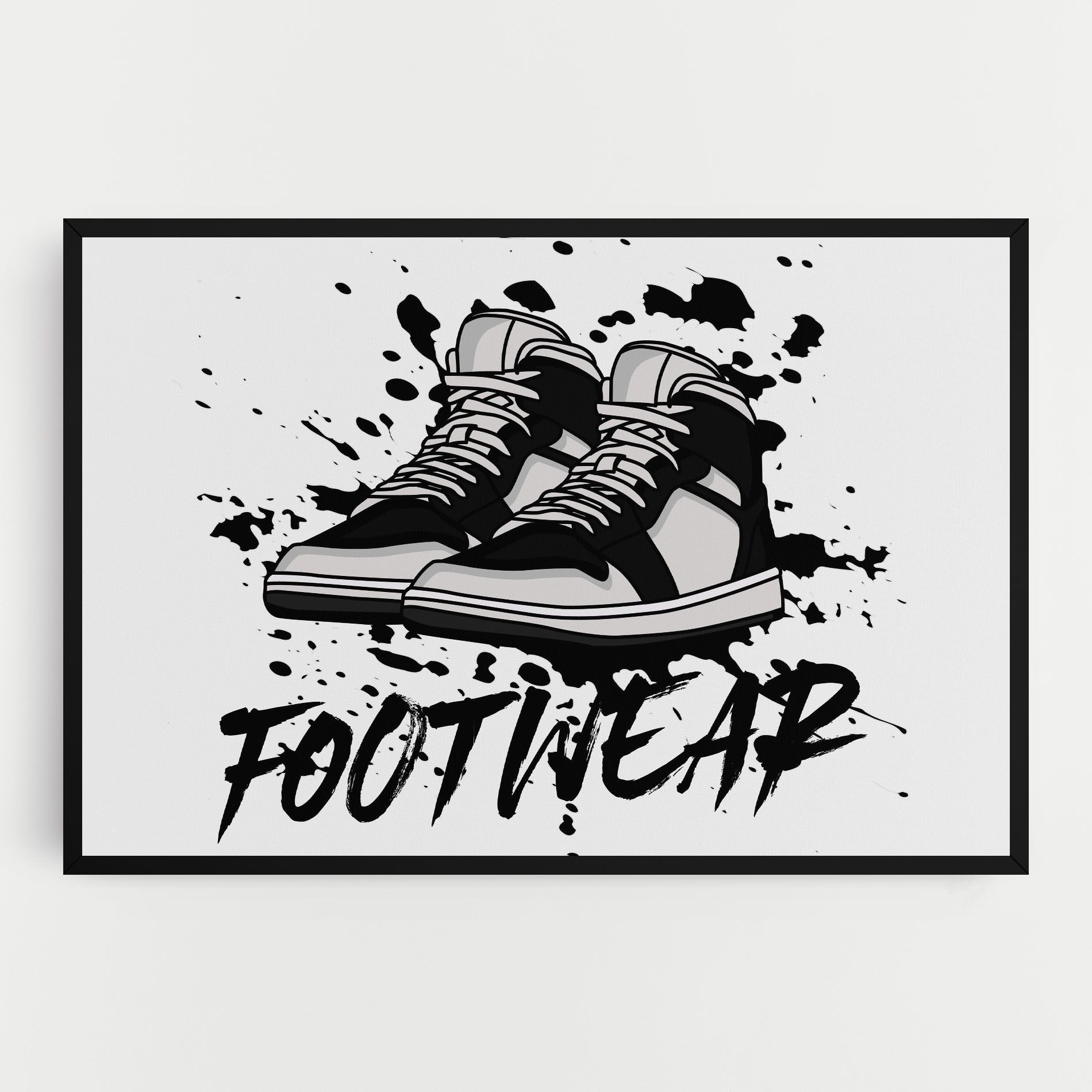Black Footwear mockup 0