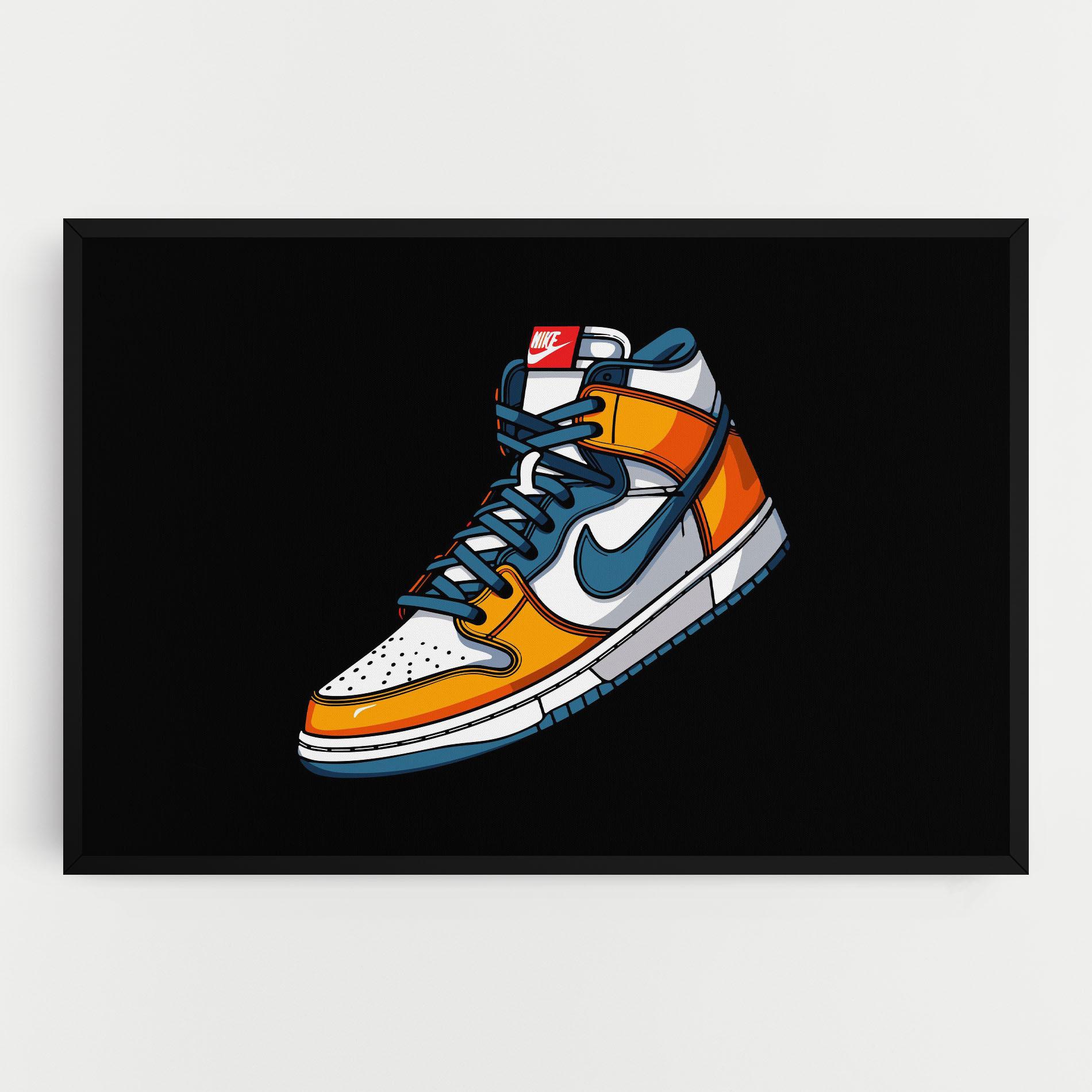 Vászonkép Nike Shoe mockup 0