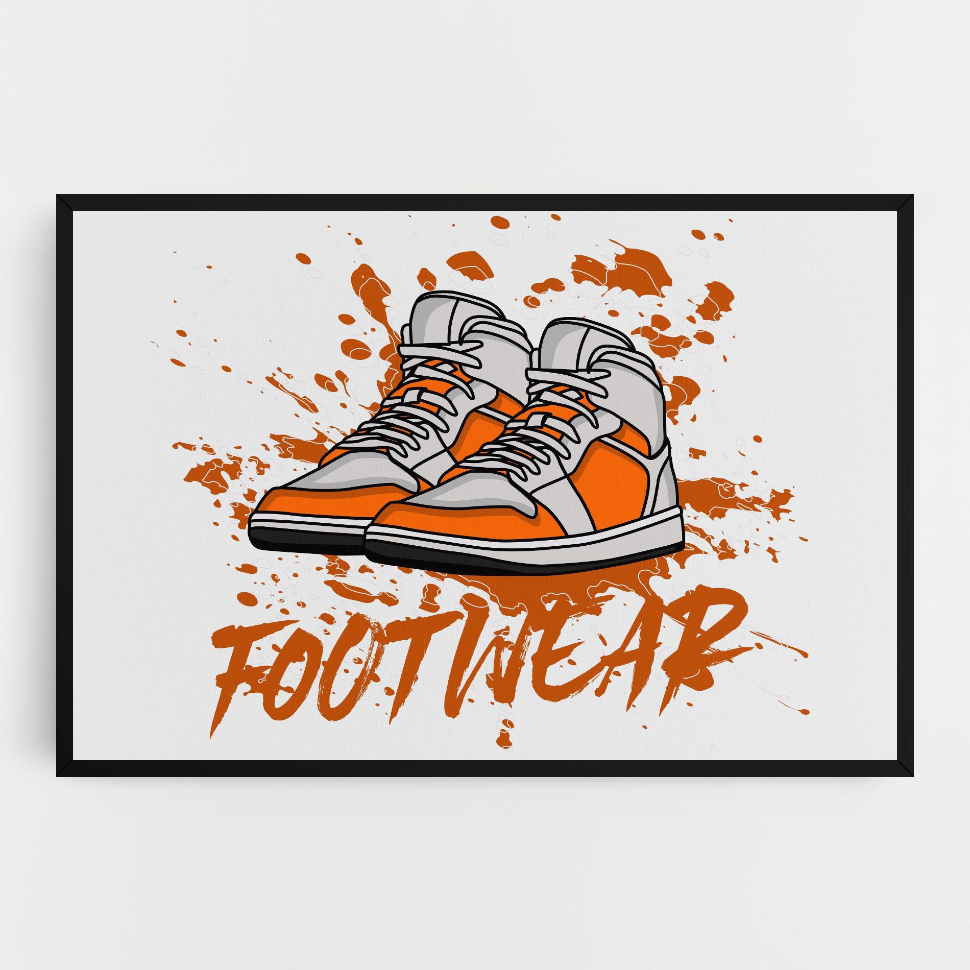 Orange Footwear mockup 0
