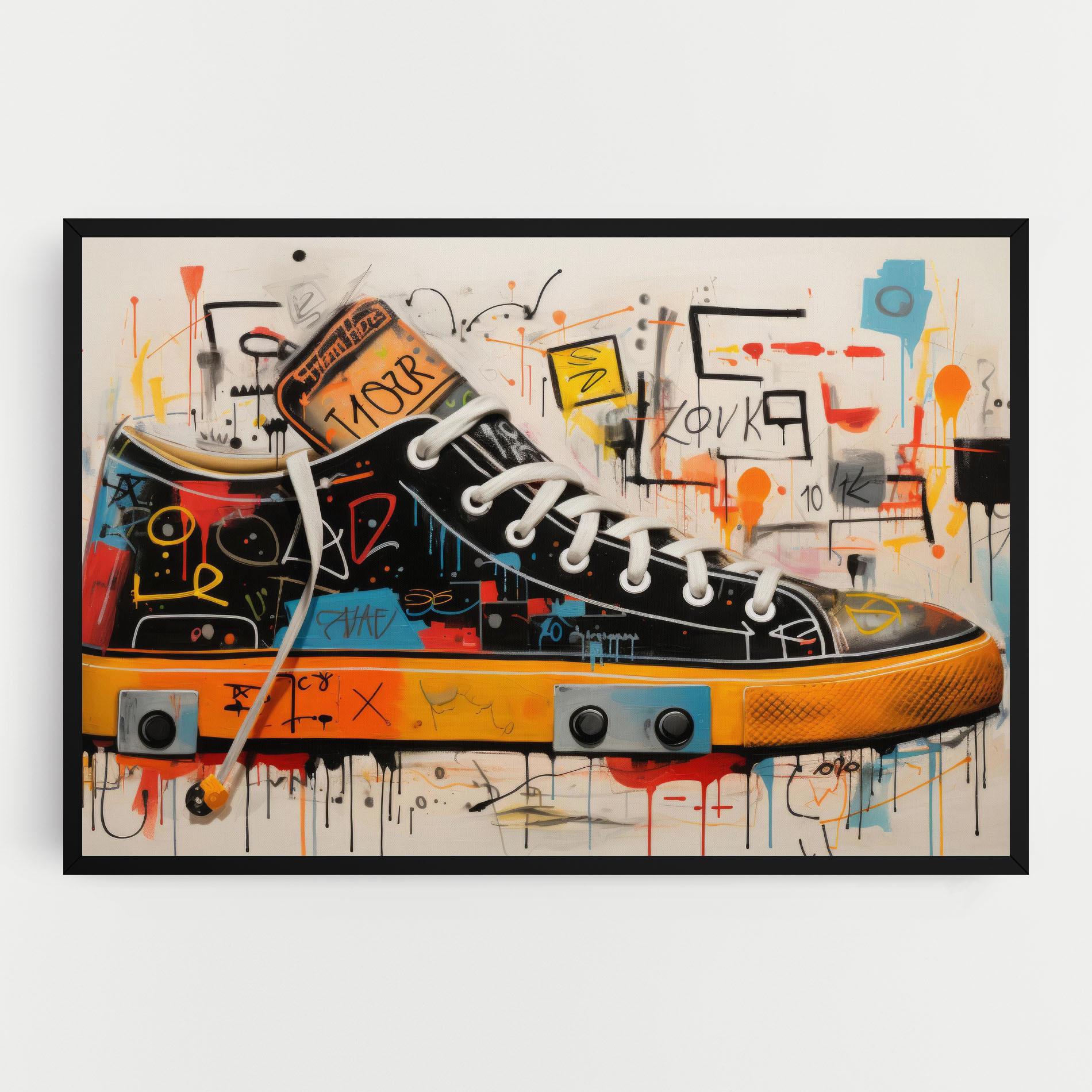 Vászonkép Teenager Sneakers mockup 0